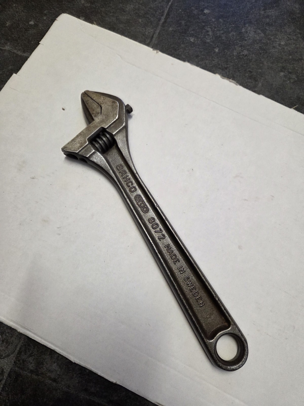 Bahco Ergo 8072 10″ 250mm Adjustable Spanner Wrench Made In Sweden (B)