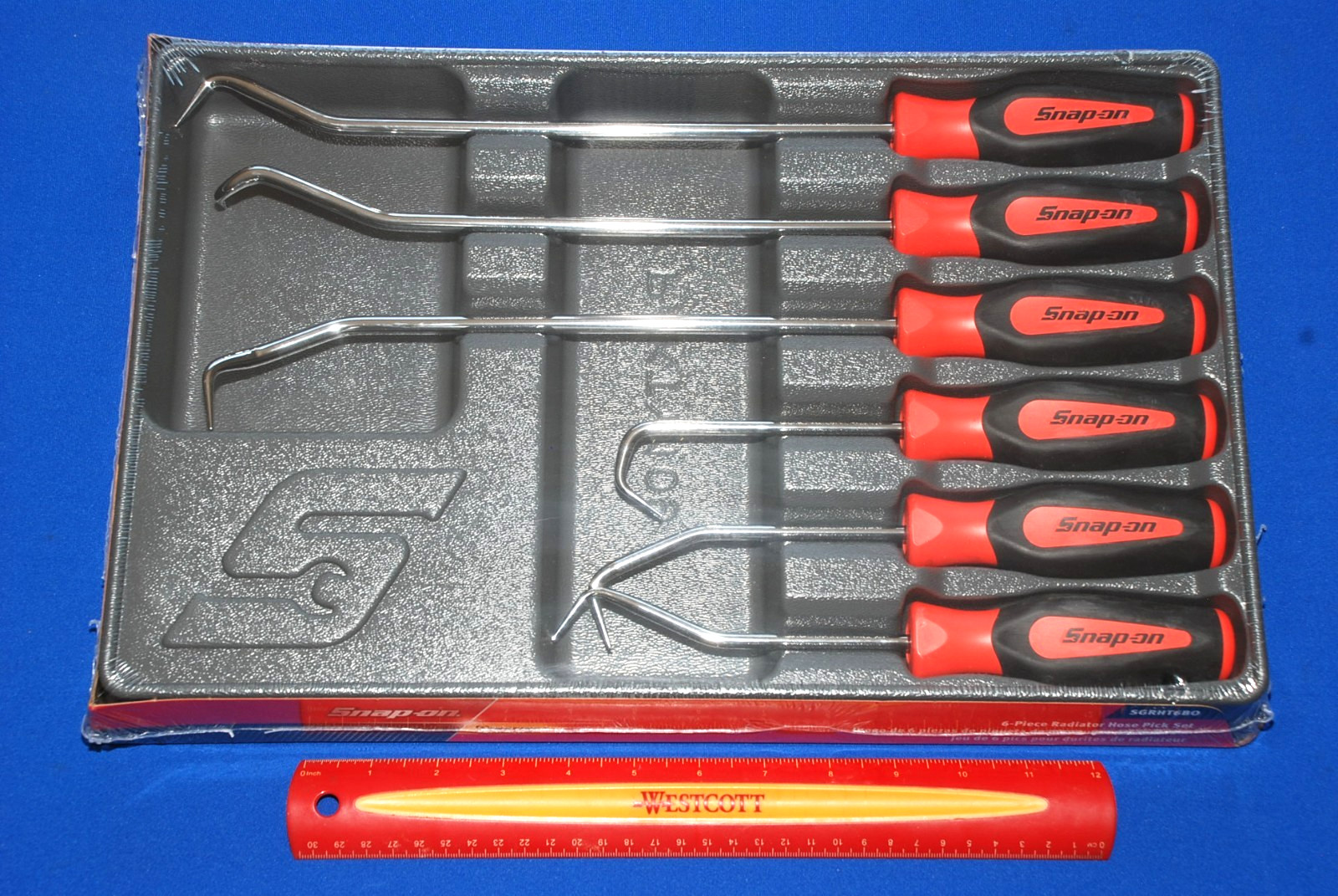 Snap-on NEW 6 Piece Orange Soft Grip Radiator Hose Pick Set SGRHT6BO Ships FREE