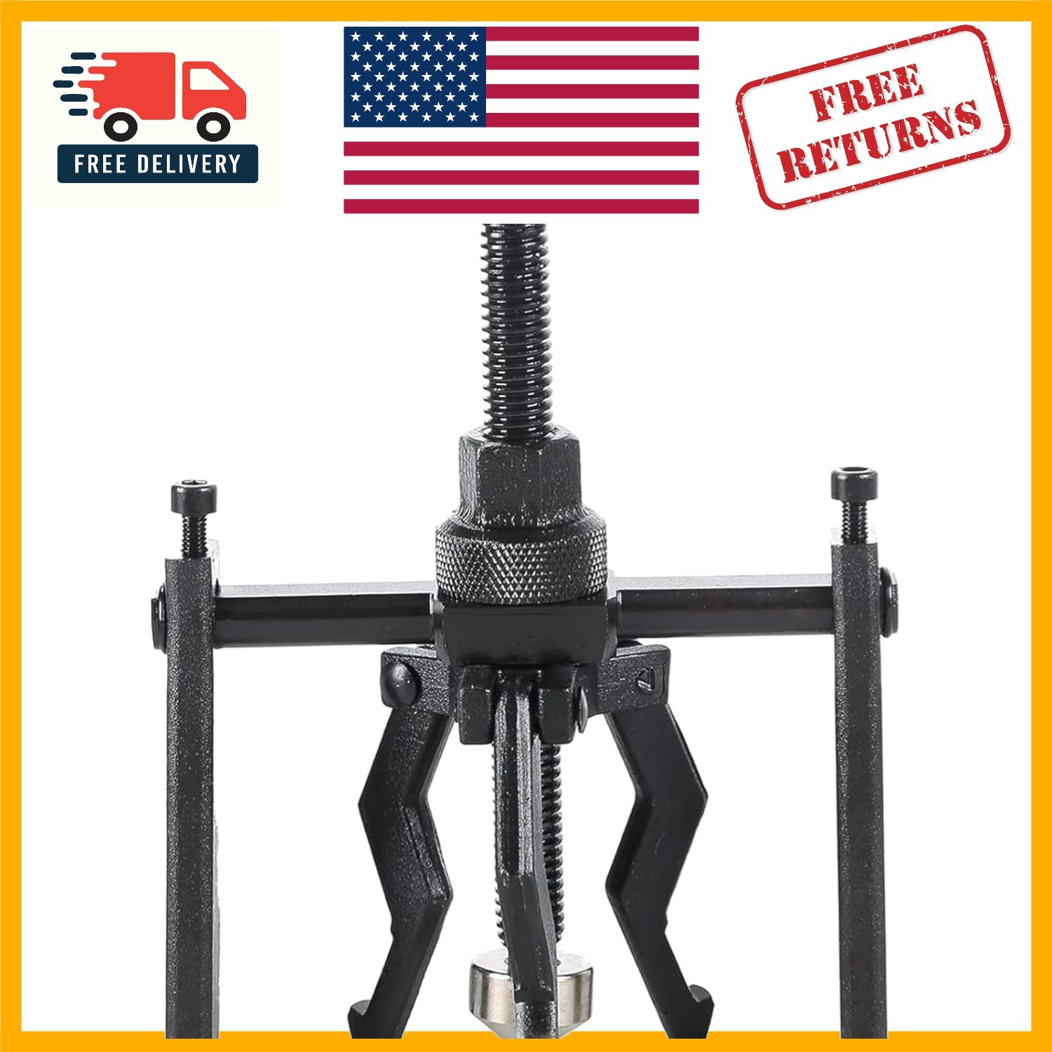 Corrosion-Resistant 3 Jaw Bearing Puller Set – Ideal for Multiple Applications