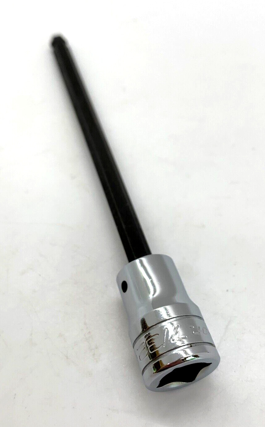 🇺🇸 Snap On Tools HEX BALL Long 7/32″ Shaft SAE Allen Key Bit Socket 3/8″ USA