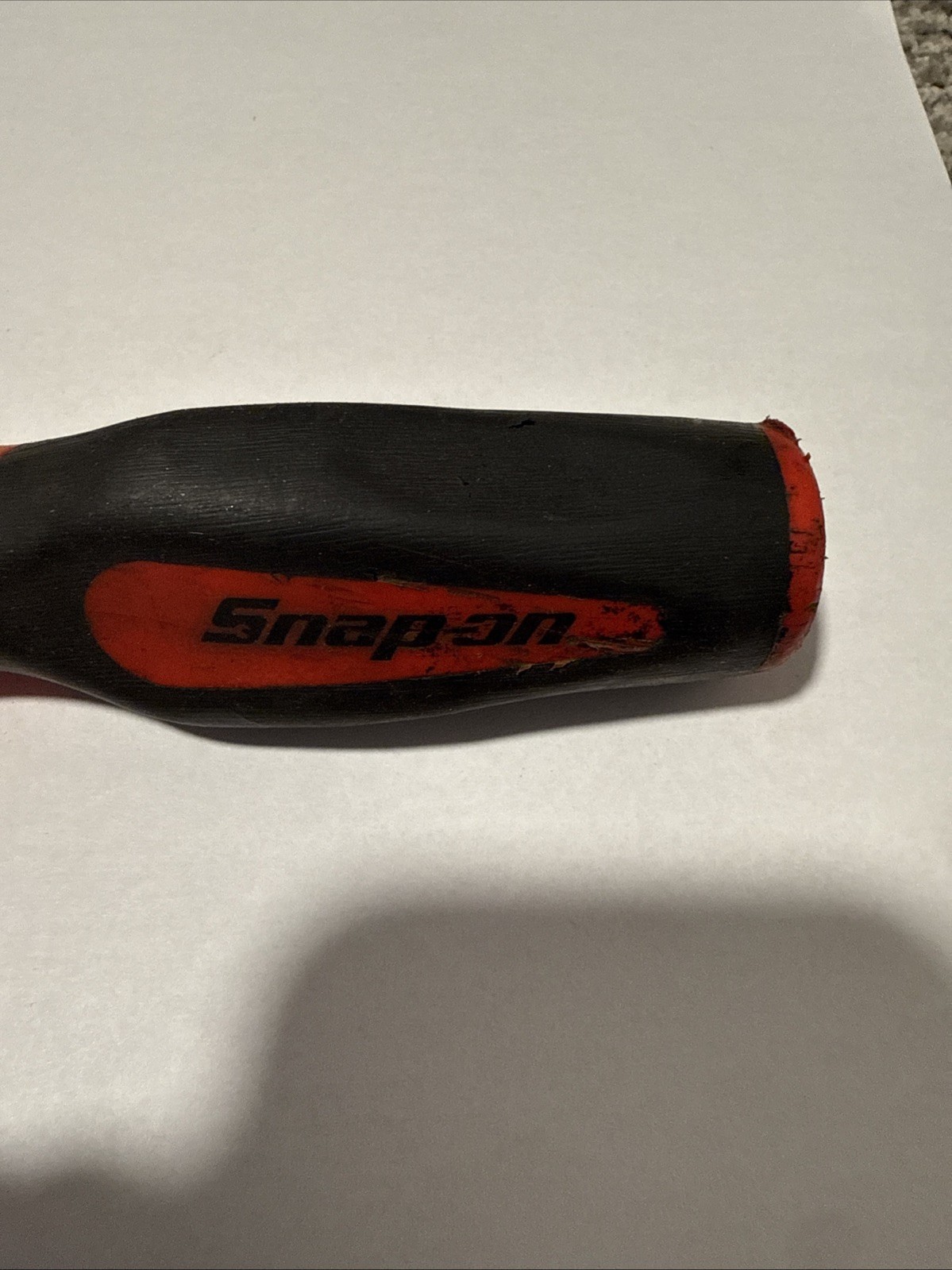 Snap-on Tools SGD4B 1/4″ Flat Head RED Soft Grip Standard Screwdriver
