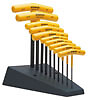 Bondhus ProGuard 8pc SAE T-Handle Hex Key Set w/ Stand USA, 3/32″ to 3/8″ #13390
