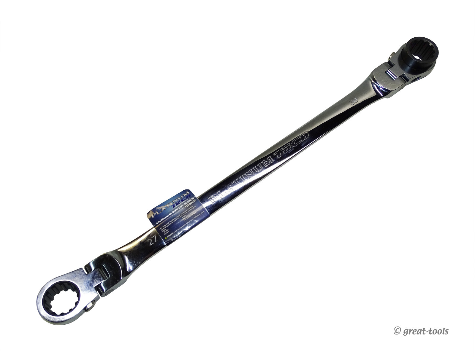 PLATINUM TECH RATCHETING WRENCH – 27mm x 30mm – XL spline ratchet wrenches