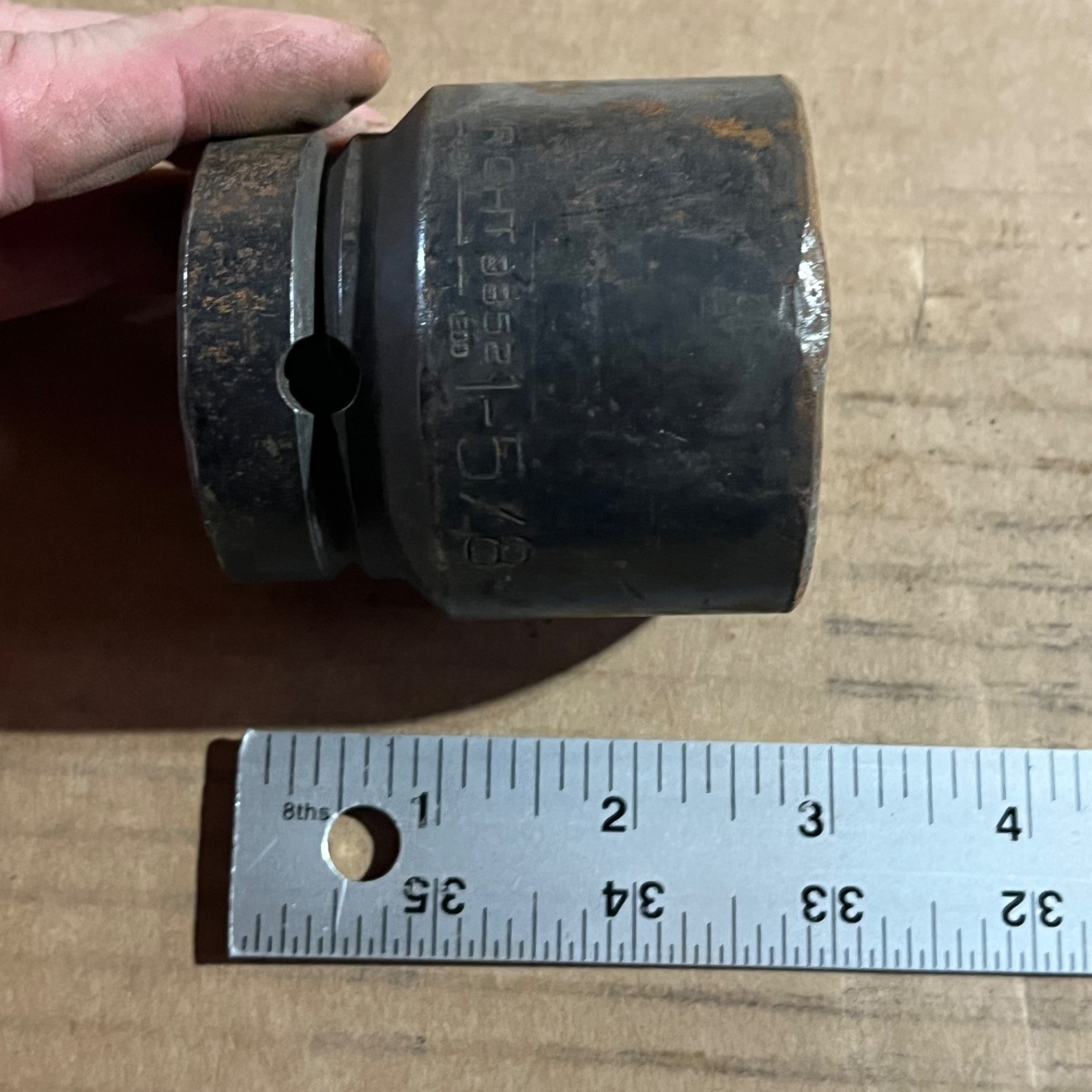 Wright 8830 1″ Drive 6 Point Impact Shallow Socket 15/16″ – 04E