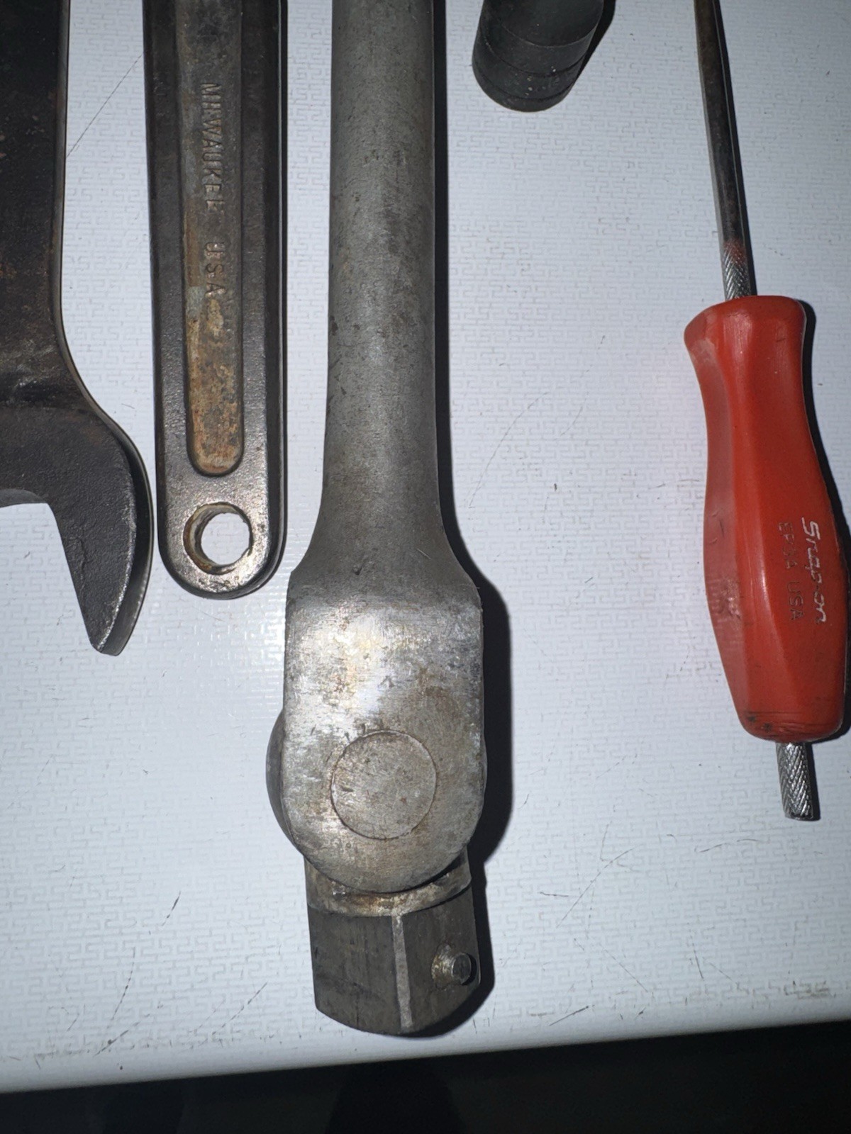 Lot Of Snap On Hand Tools (sockets, Screwdriver, Rachet, Wrench)