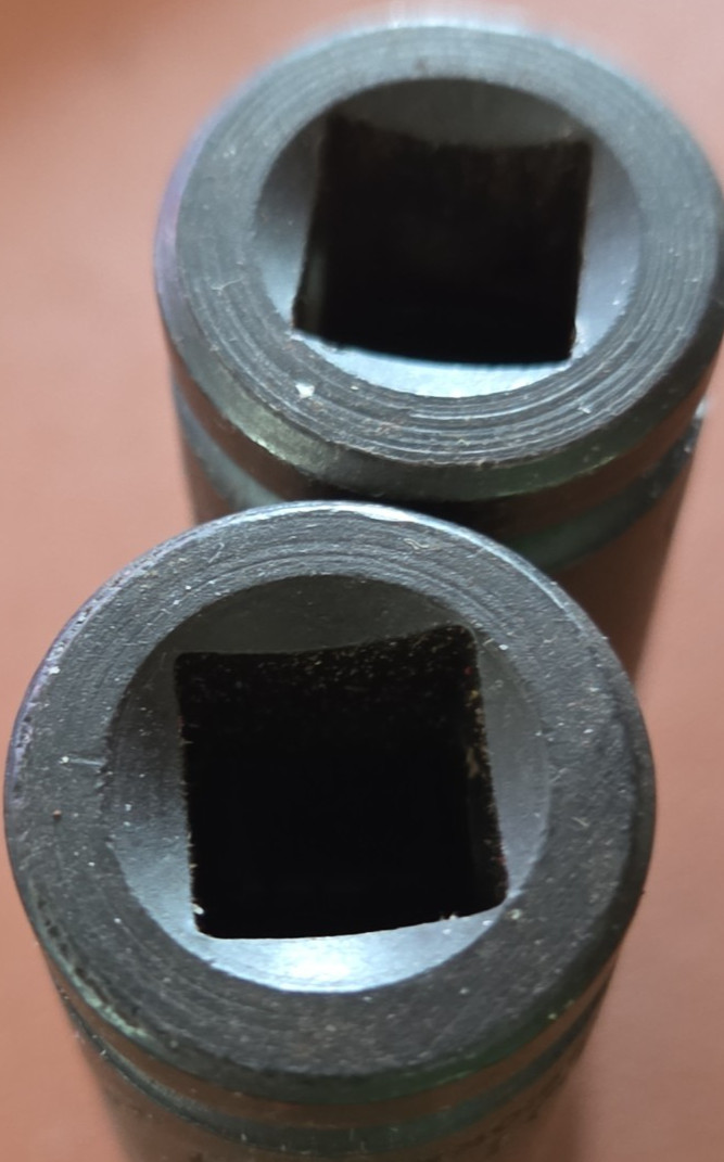QTY 2 Proto 9/16” Deep Well 3/8”Drive Impact Socket J7718H Black Oxide 6 Point