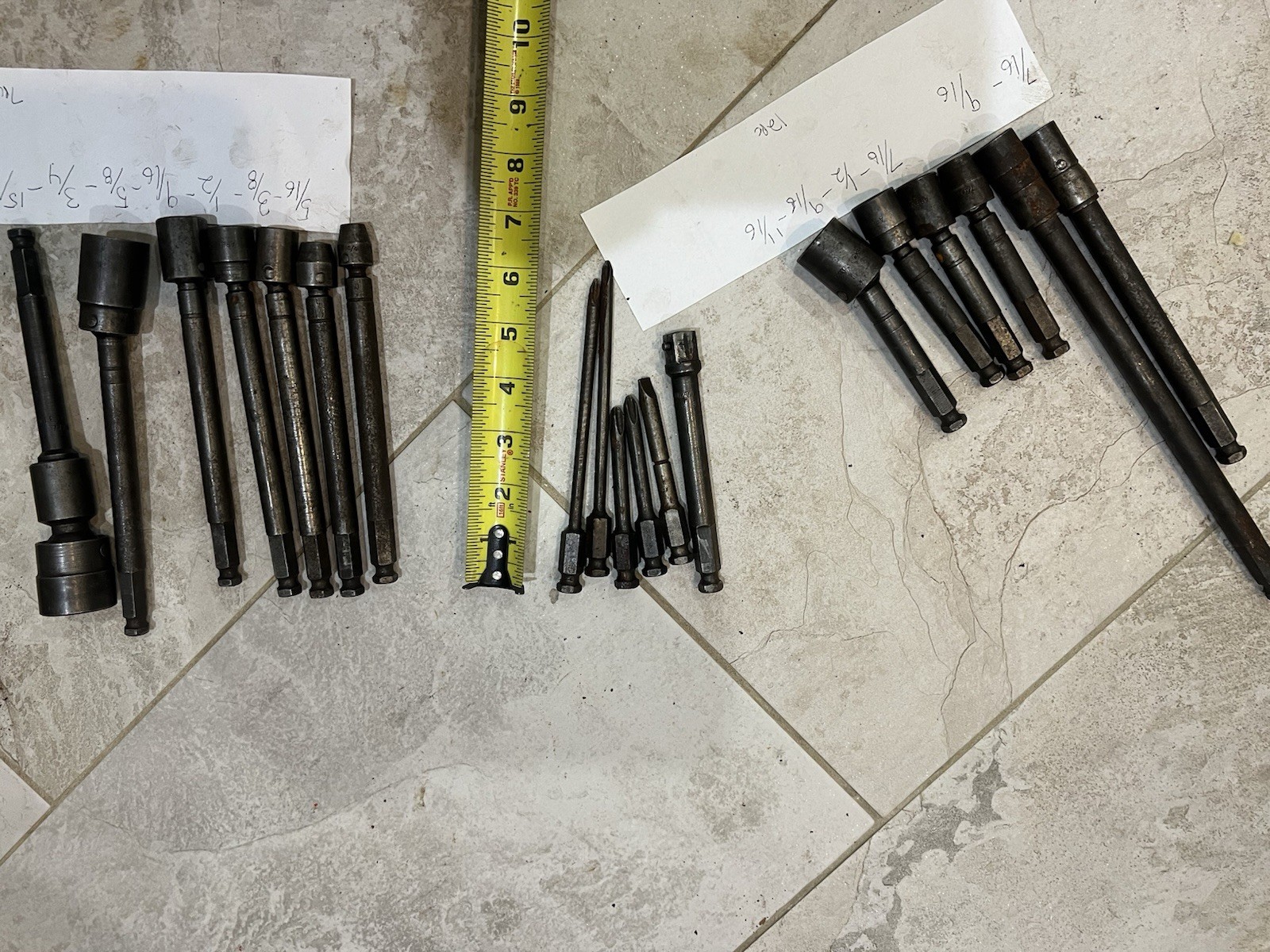 APEX, Cornwall Hex Power Drive Impact U-joint Socket Sets for Hex Quick Connect