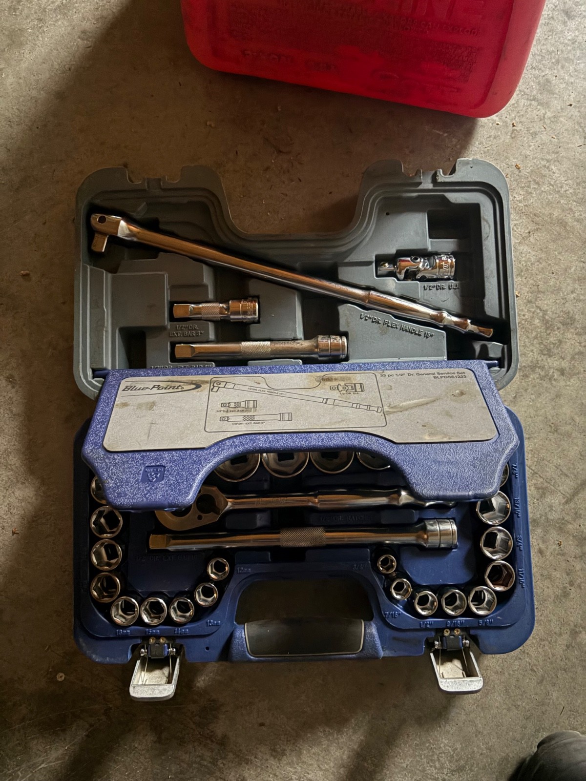 blue point 1/2 socket set 33pc