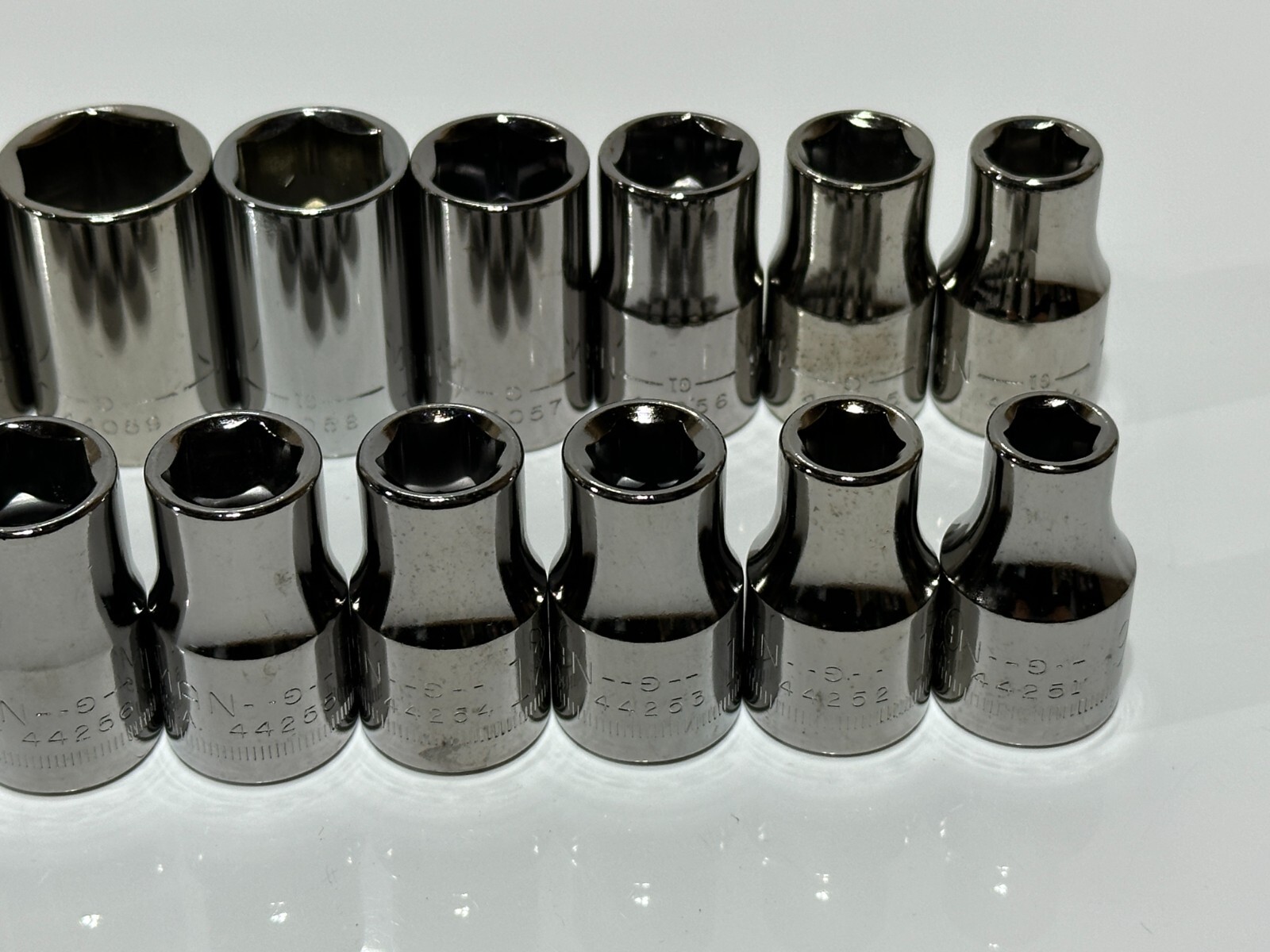 Craftsman USA G (NOS) 20pc SAE & Metric Shallow Socket Set – 1/2″ Drive, 6 Point