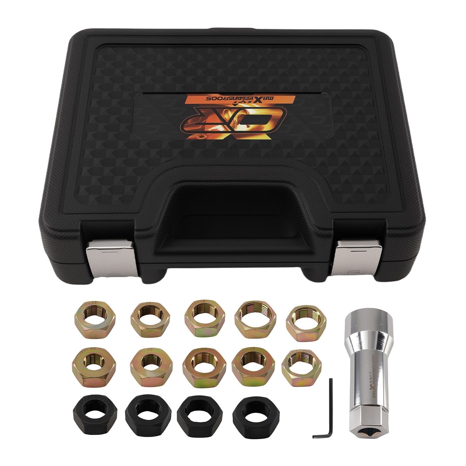 Universal Thread Restorer Set M16-M27 SAE for Axle Spindle & Wheel Stud Repair