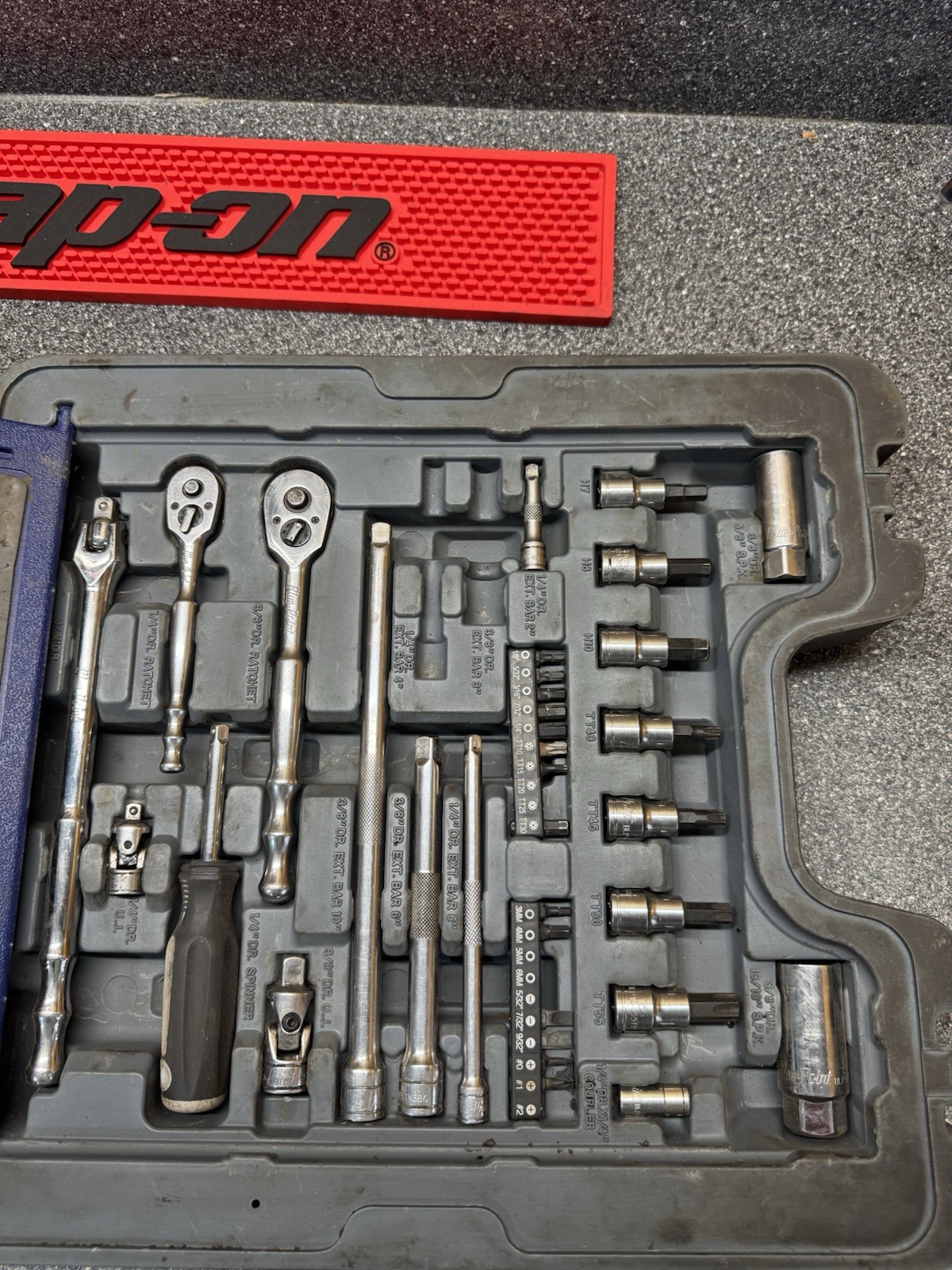 Blue-Point BLPGSSC155 155pc Combination Drive SAE/Metric Socket Set (Missing 8)
