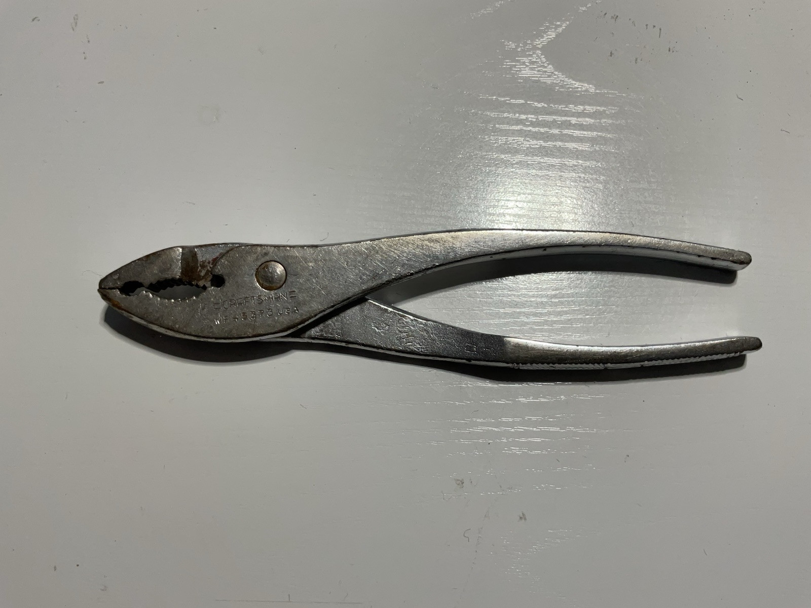 Vintage Craftsmen WF 43373 USA Double Bite 8” Slip Joint Pliers