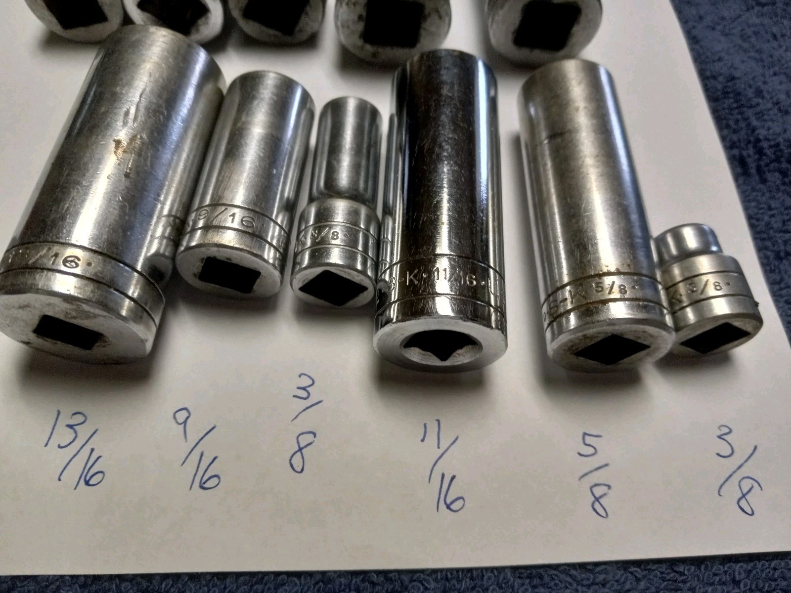 S-K Socket Lot~Misc. Sizes