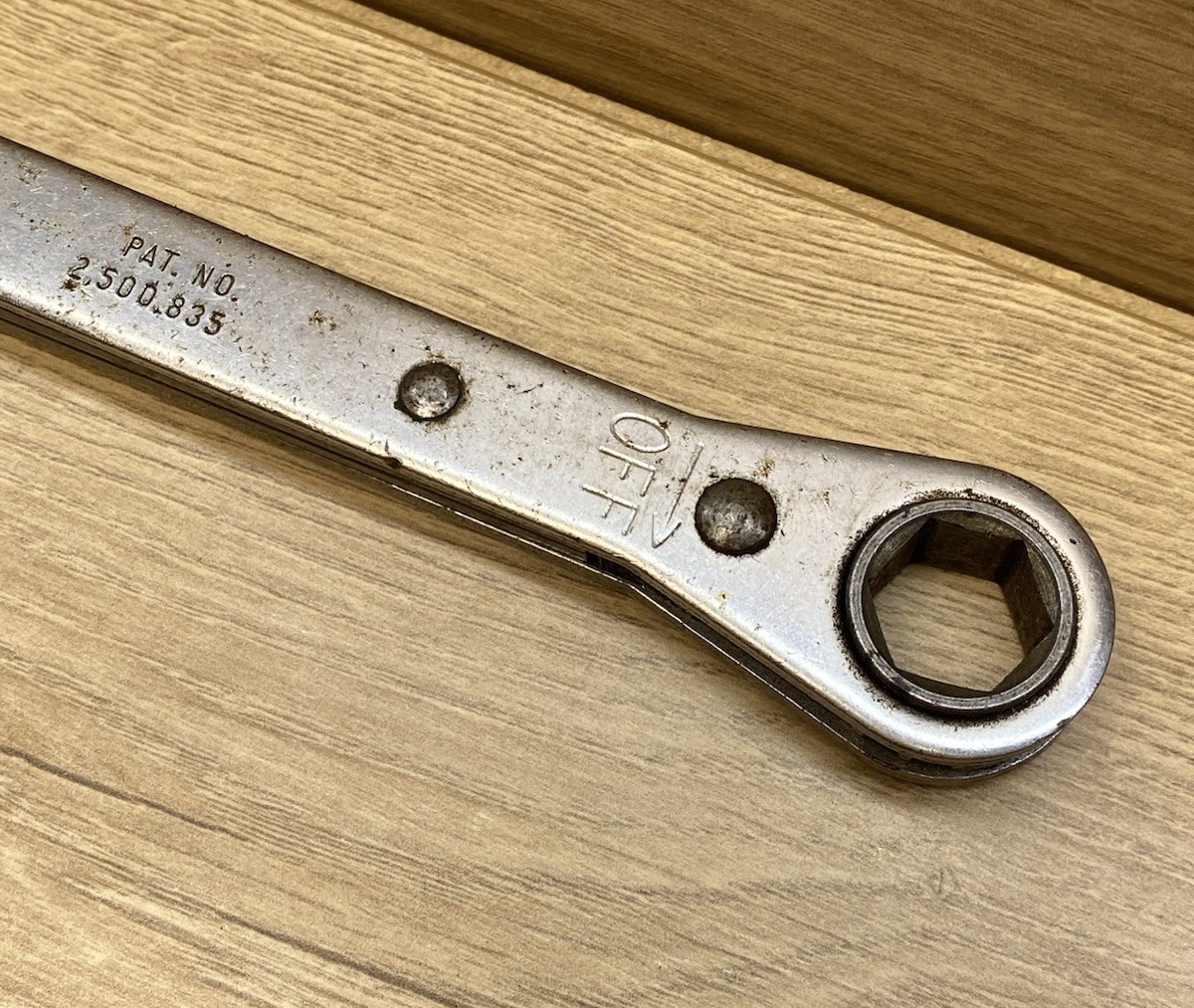 Vintage Cornwell Allied RB-M1314 Ratcheting Box Wrench 11mm 14mm USA Works