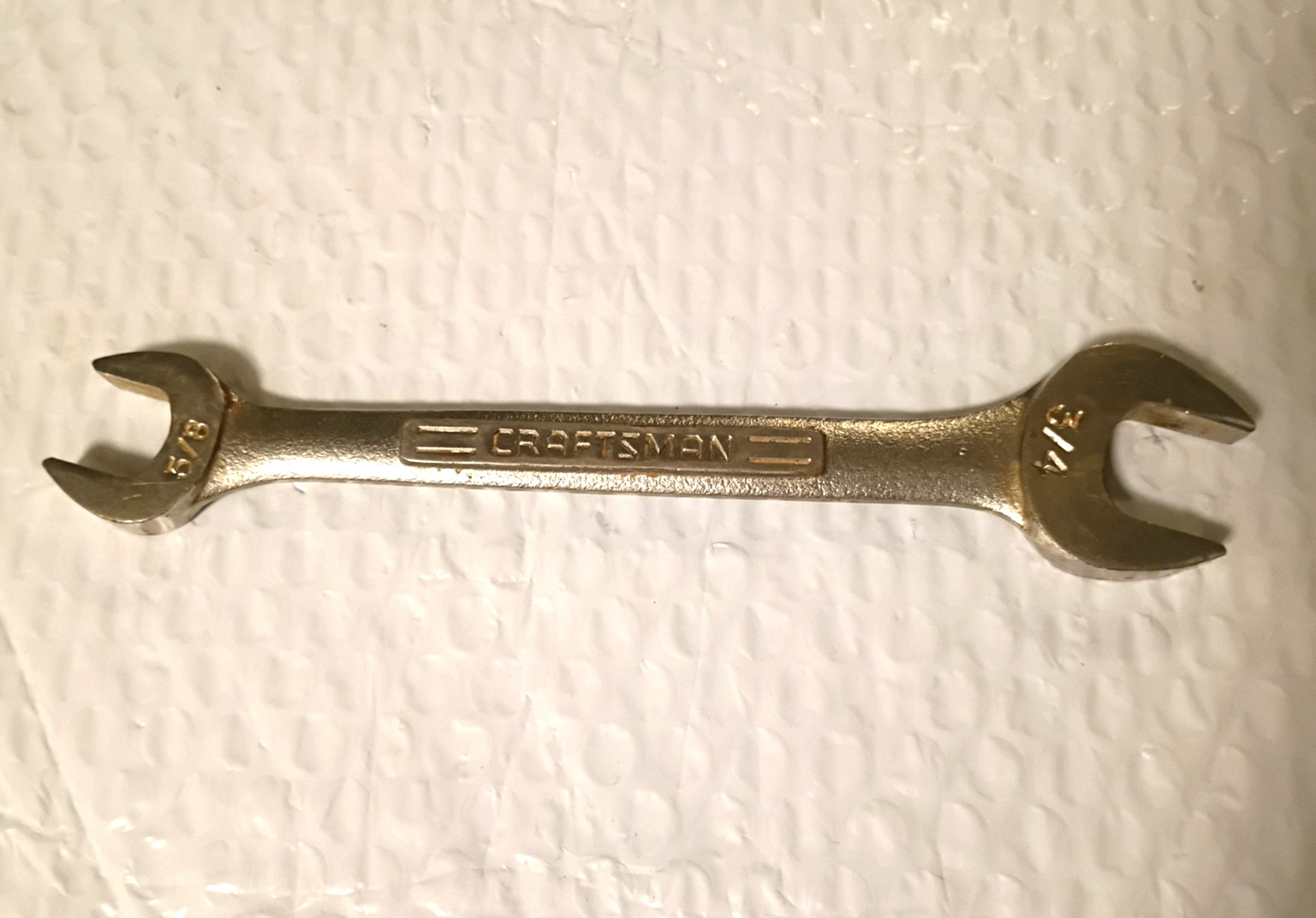 CRAFTSMAN TOOLS USA VV44582, 5/8″ x 3/4″ DBL. OPEN – END WRENCH, 7.75″ LONG.