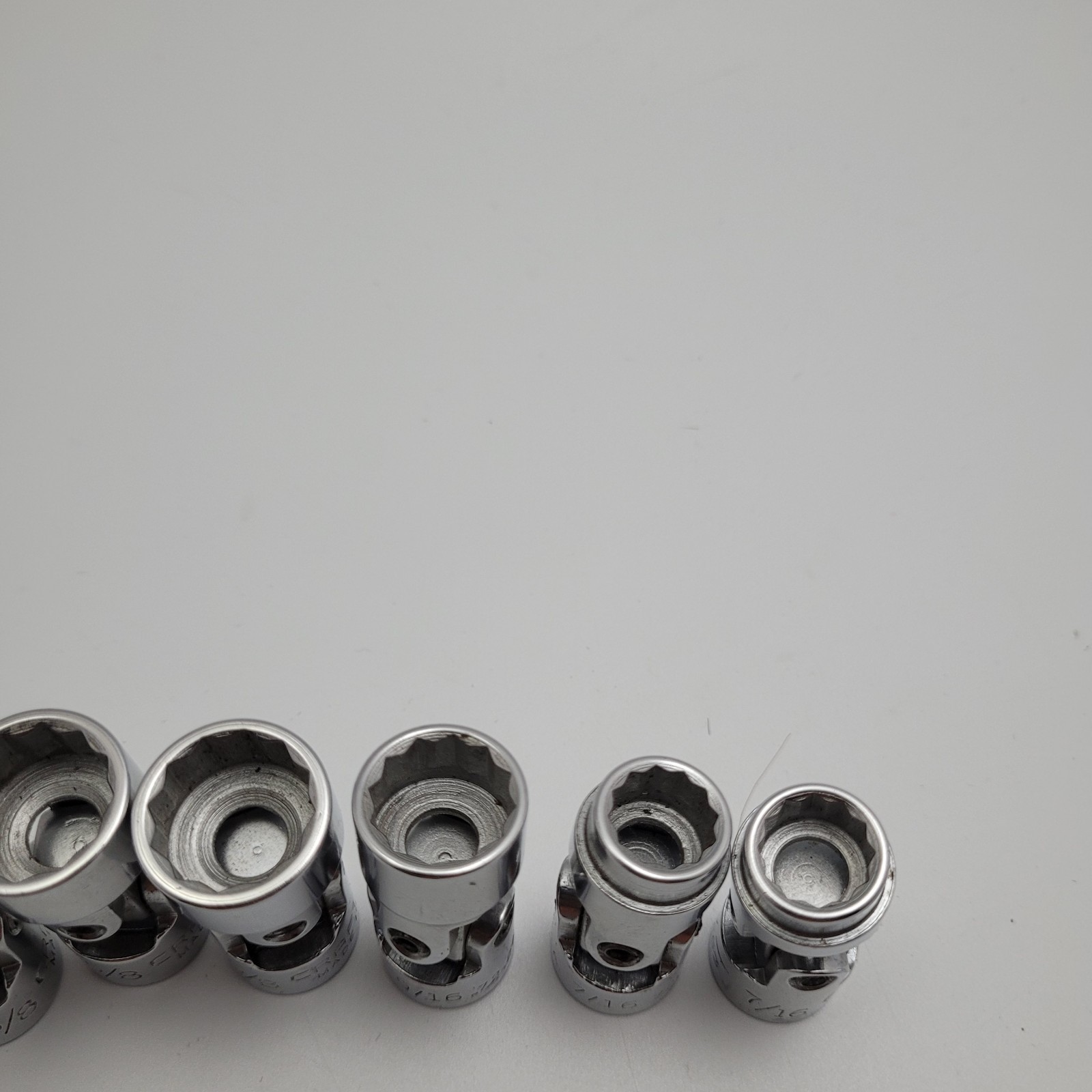 Vintage Craftsman Challenger Easco Swivel Socket 11pc Mixed Lot 3/8″ Drive USA