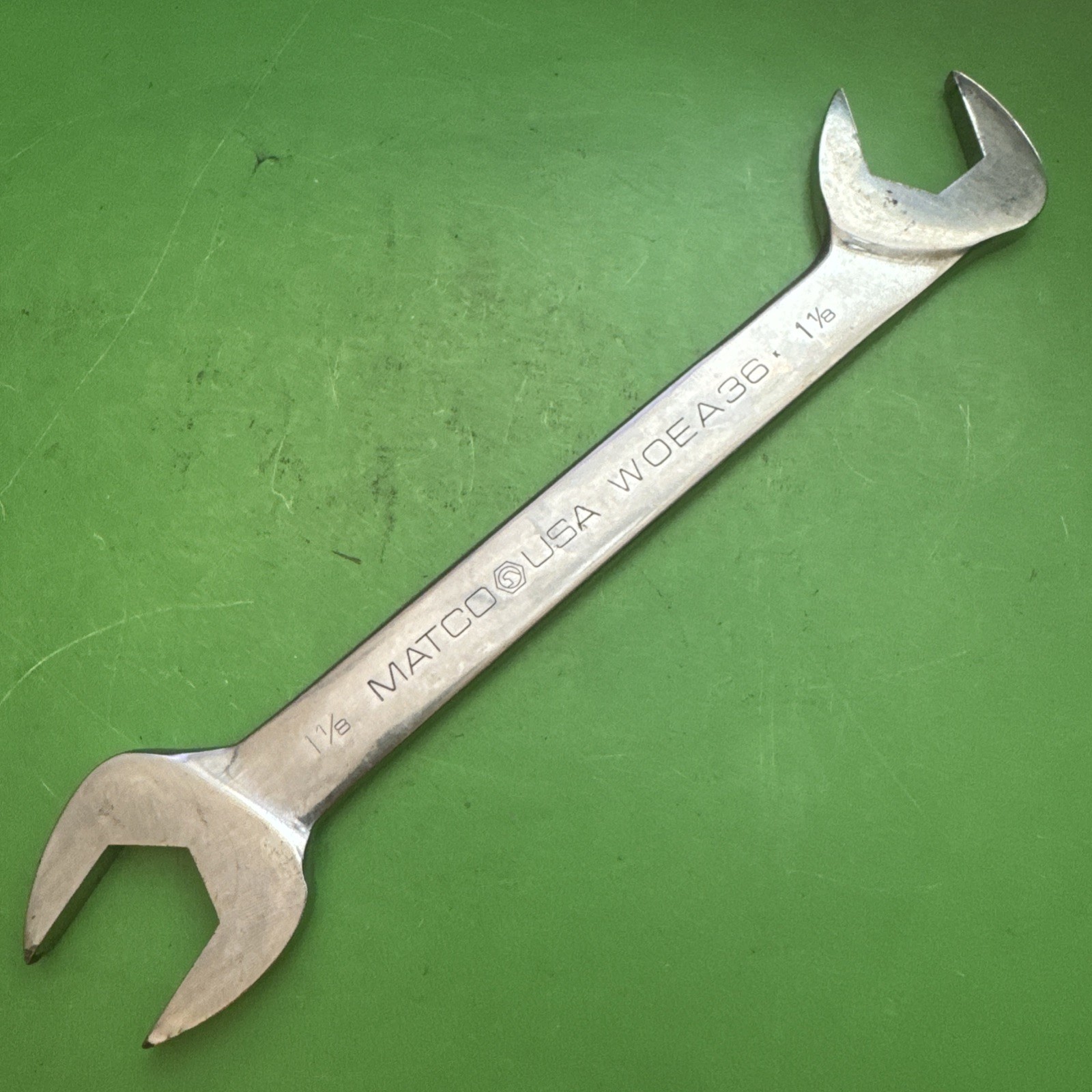 Matco USA 8-Piece WOEA Series 1″ to 1-1/2” SAE 4-Way Open-End Angle Wrench Set