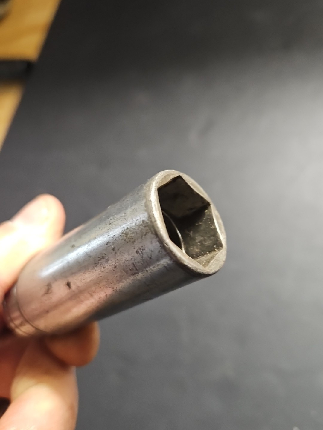 Snap-on SFS241 3/4″ 6pt 3/8″ Drive Deep Socket Vintage Replacement Patinad GUC