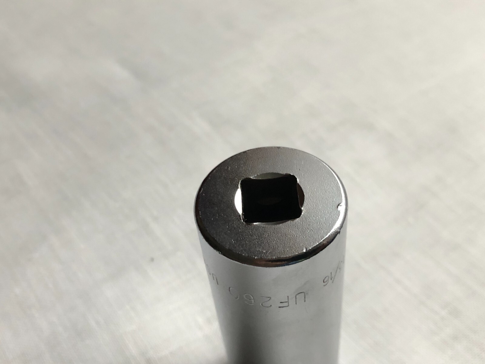 Blue-Point 13/16″ 3/8″-Drive Deep Socket 6-Point UF260 Matte Silver USA