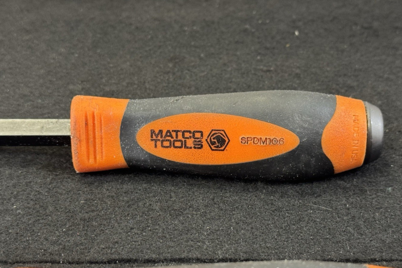 Matco Tools 3PC Demo Driver Set SPDR106-SPDR63-SPDR84 (Orange)