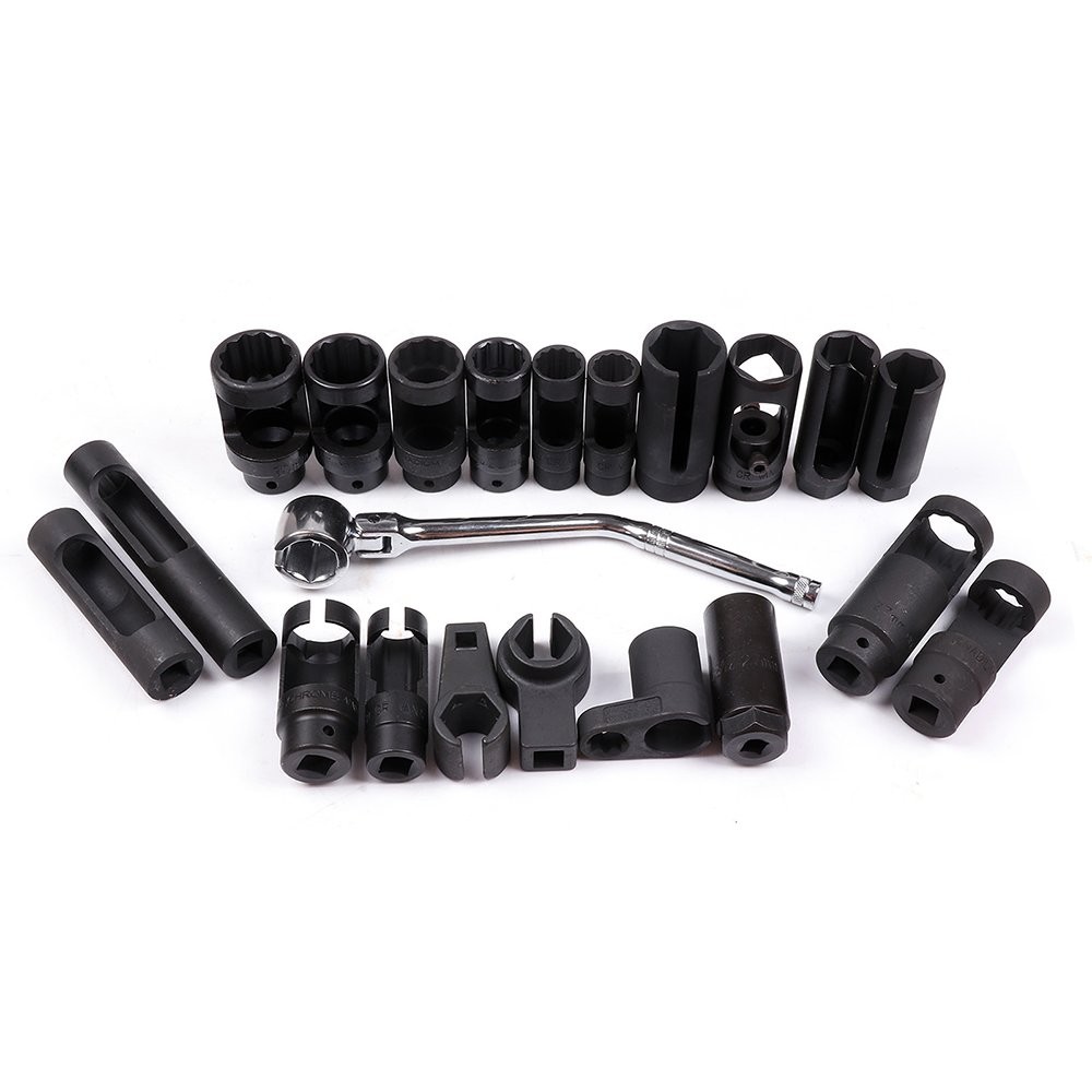 21Pc Oxygen Sensor CRV Sockets Automotive Vacuum Switch Sending Off Set Wrench