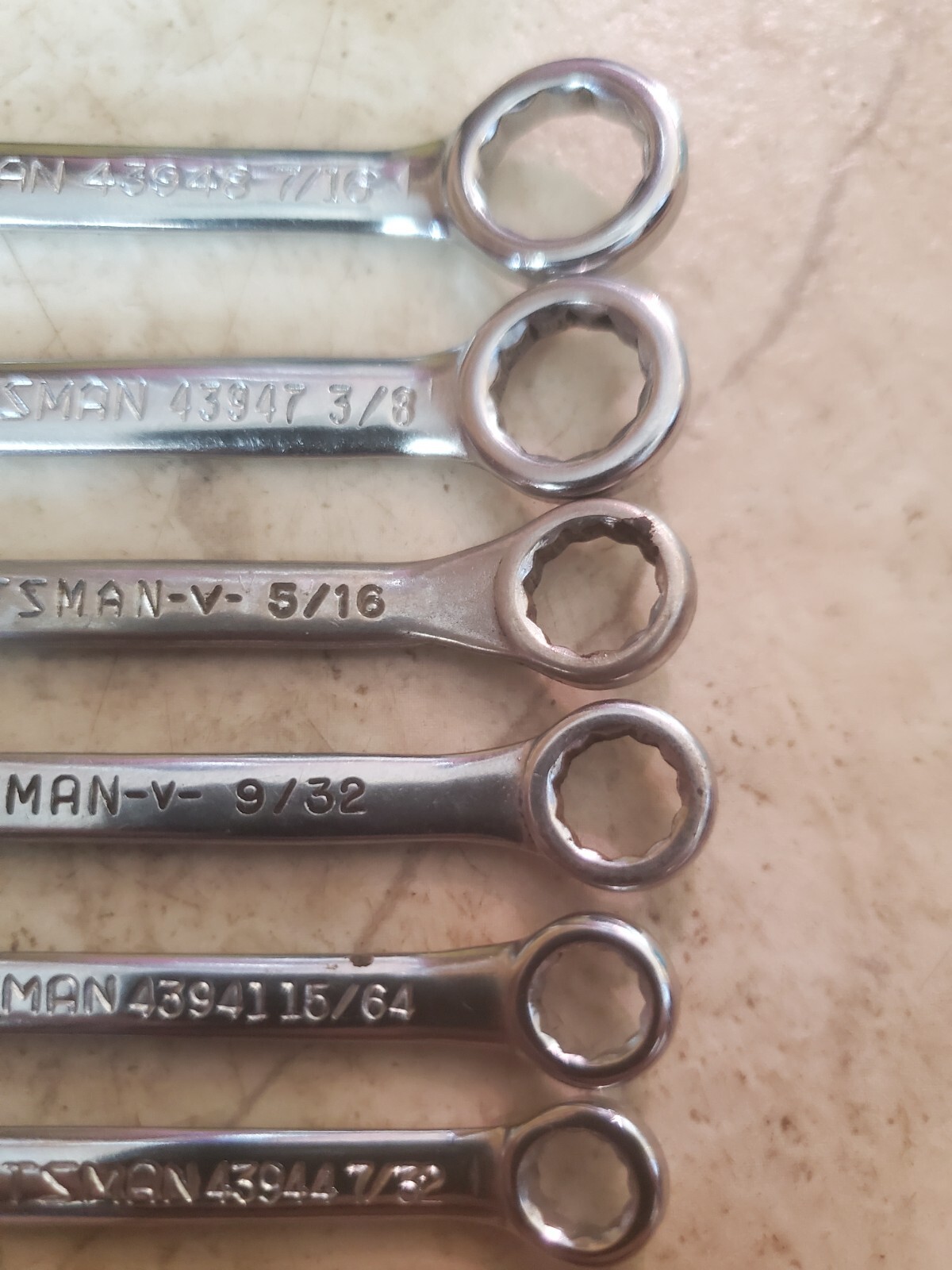 CRAFTSMAN Ignition Wrench Set Of 6 7/16″- 13/64″