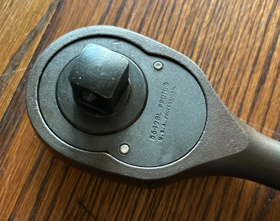 Proto Professional 3/4″-Drive Industrial Finish Pear Head ratchet #5649BL USA