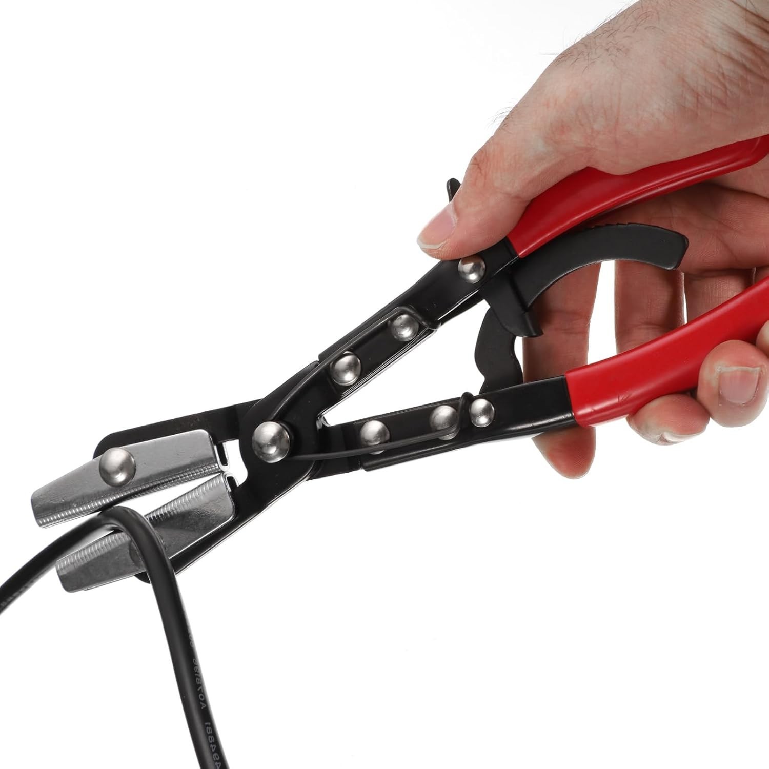 Hose Pinch Off Pliers 8″ Carbon Steel Automatic Locking Ratcheting