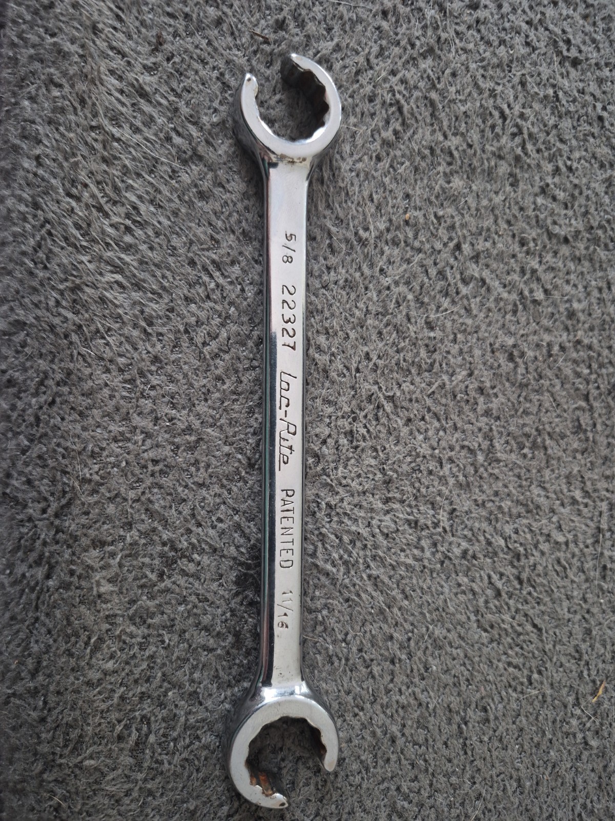 Vtg KELSEY-HAYES Loc-Rite▪️ 5/8″ x 11/16″ ▪️22327▪️ FLARE NUT WRENCH 🔸️ USA