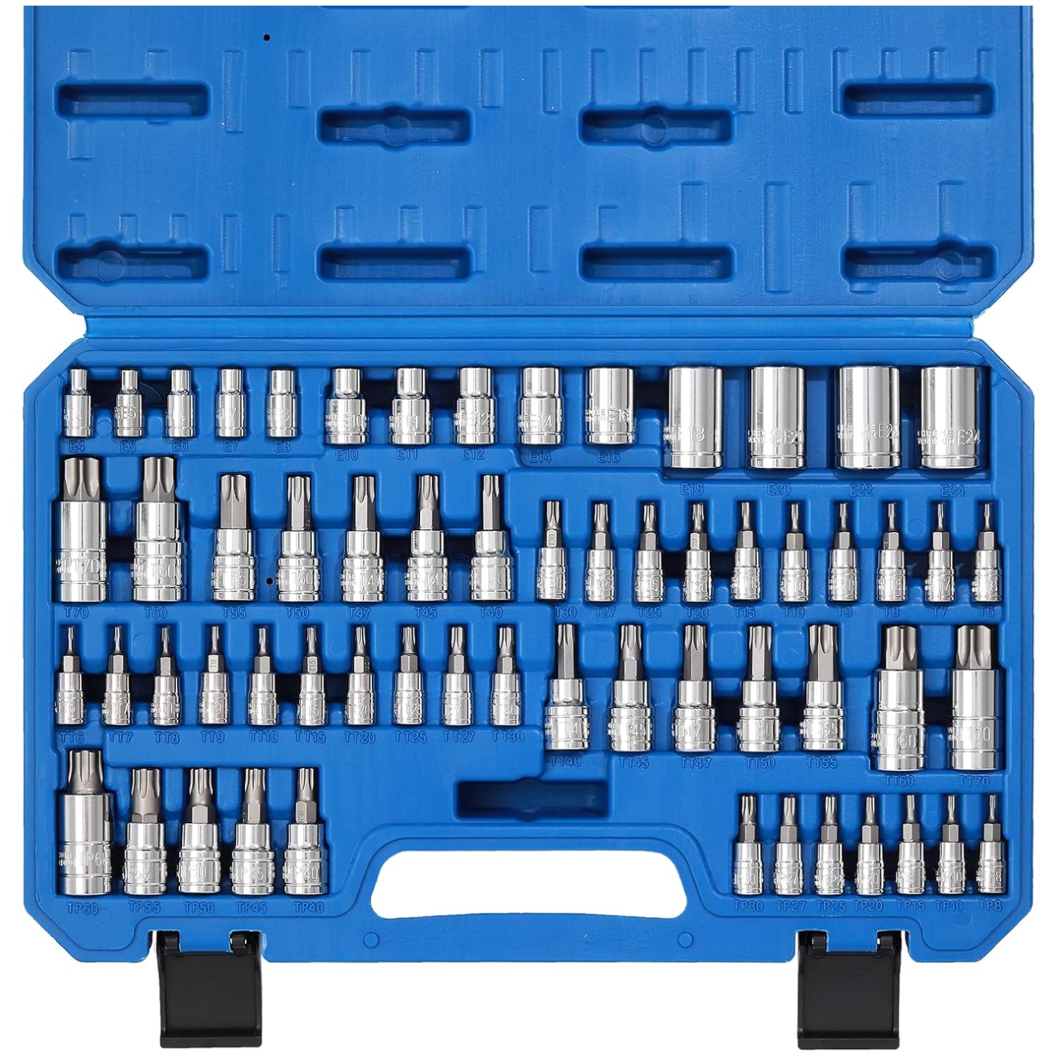 60-Piece Master Torx & External Socket Set