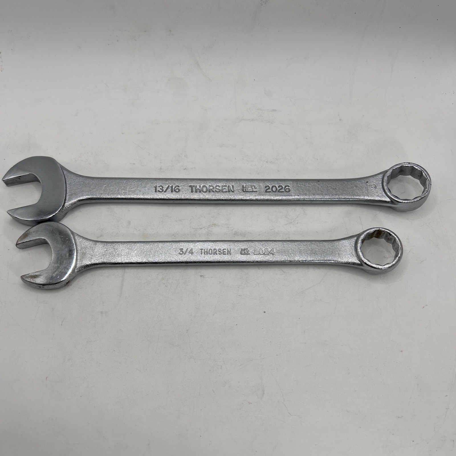 Thorsen USA 2026 2024 13/16” & 3/4” SAE 12 Point Combination Wrench Vintage