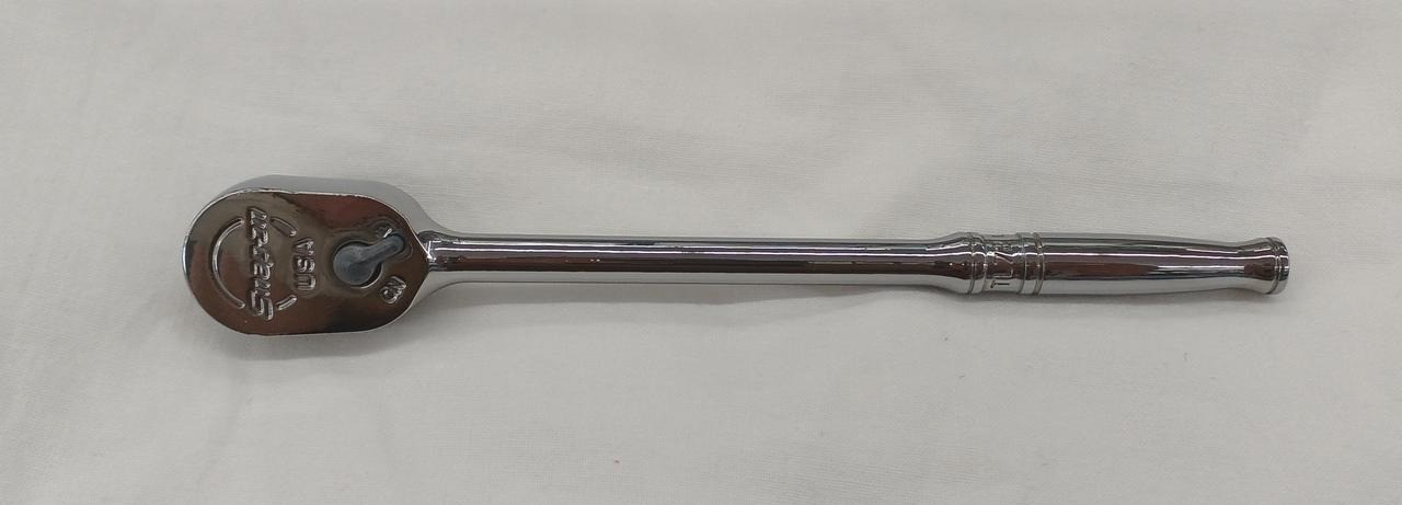 Snap-on TL72 1/4″ Drive Long Handle Fixed Head Ratchet [Used]