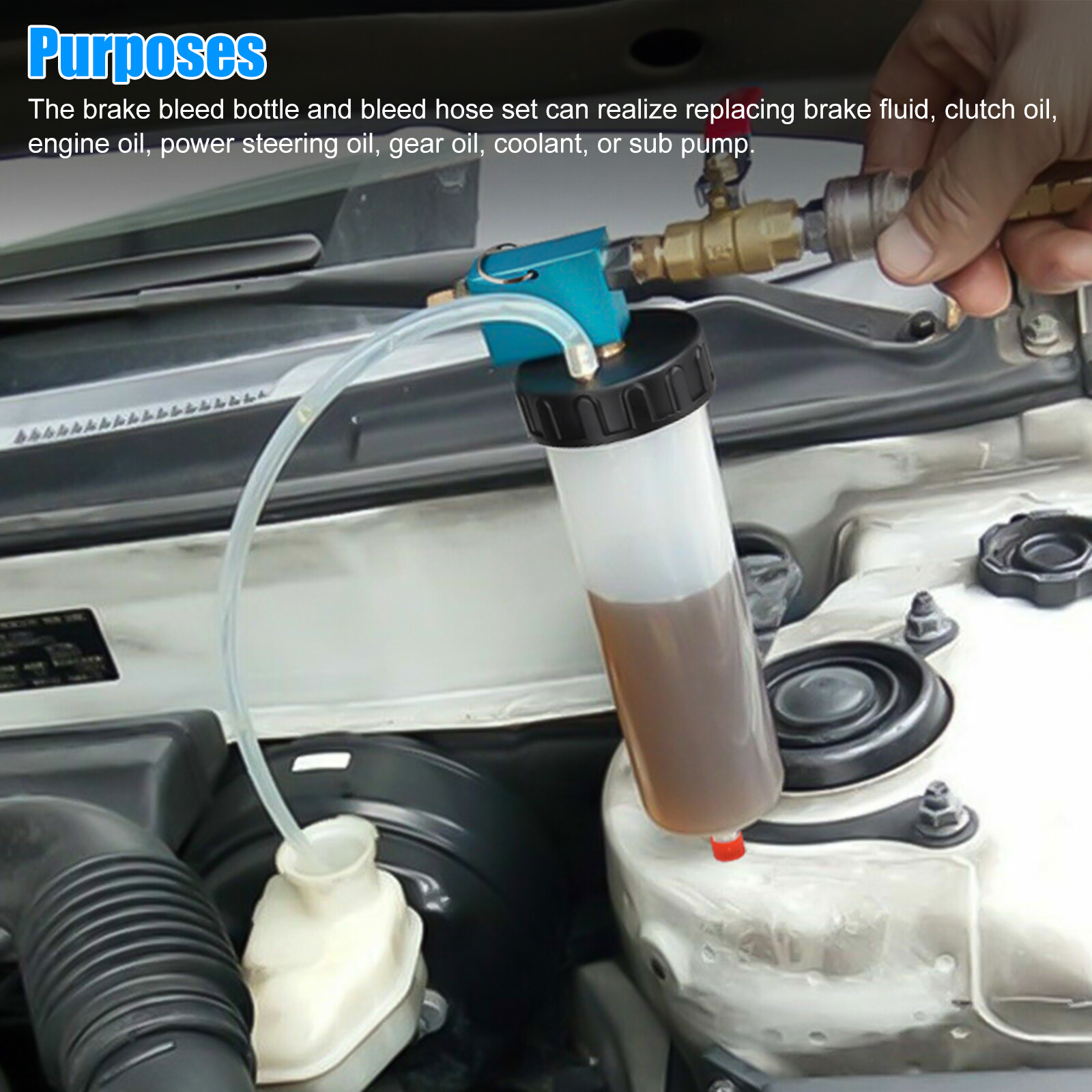 Car Brake Fluid Extractor Fluid Pump Oil Suction Pump Extractor For Changing Oil