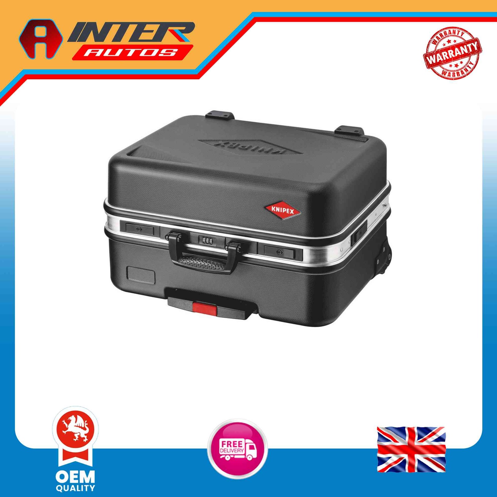 KNIPEX 00 21 41 LE Tool Case «BIG Twin Move», Empty, 290mm 23616 23616