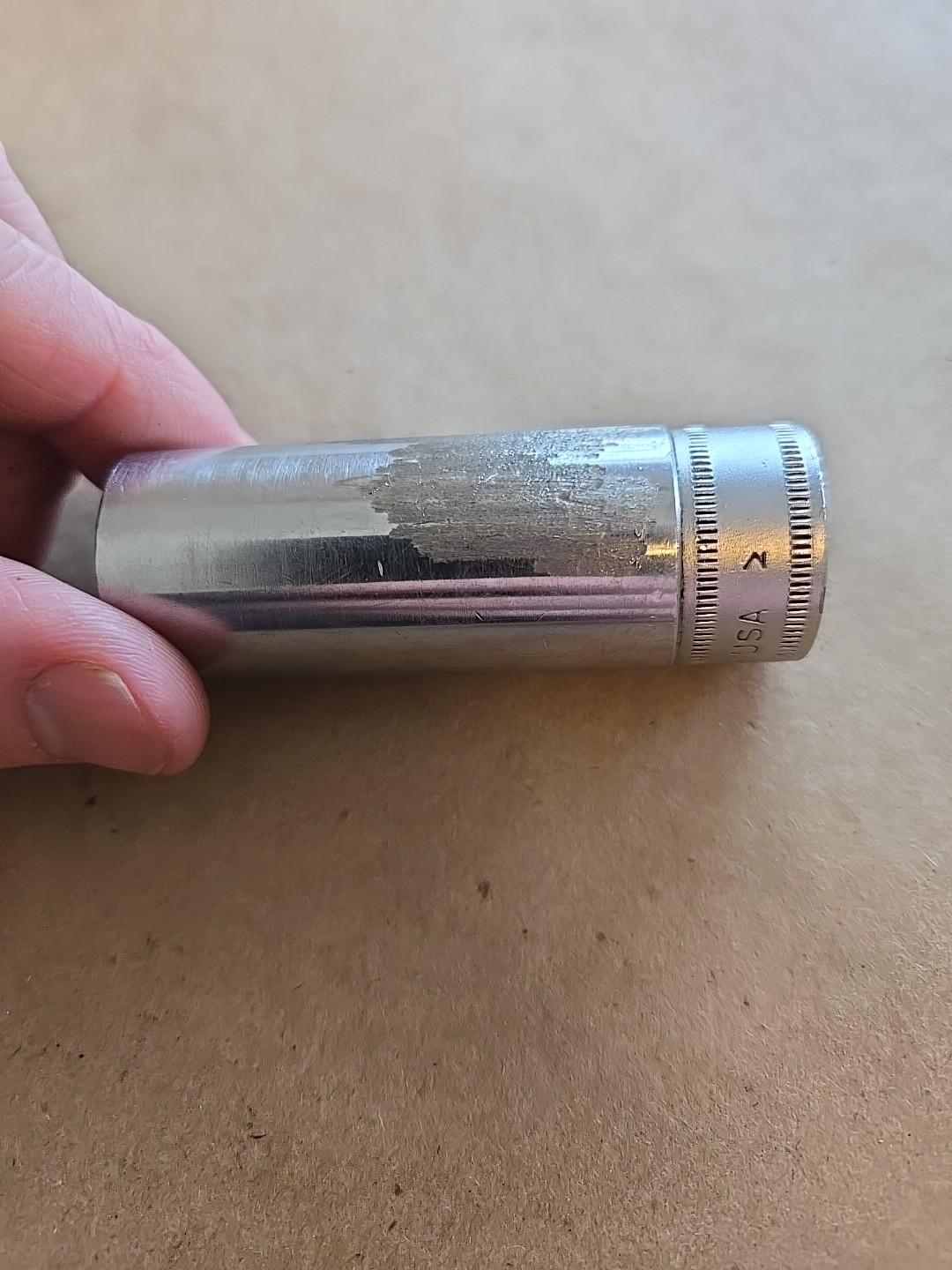 Snap On 3/8″ Drive 18MM 6PT Metric Chrome Deep Socket SFSM18
