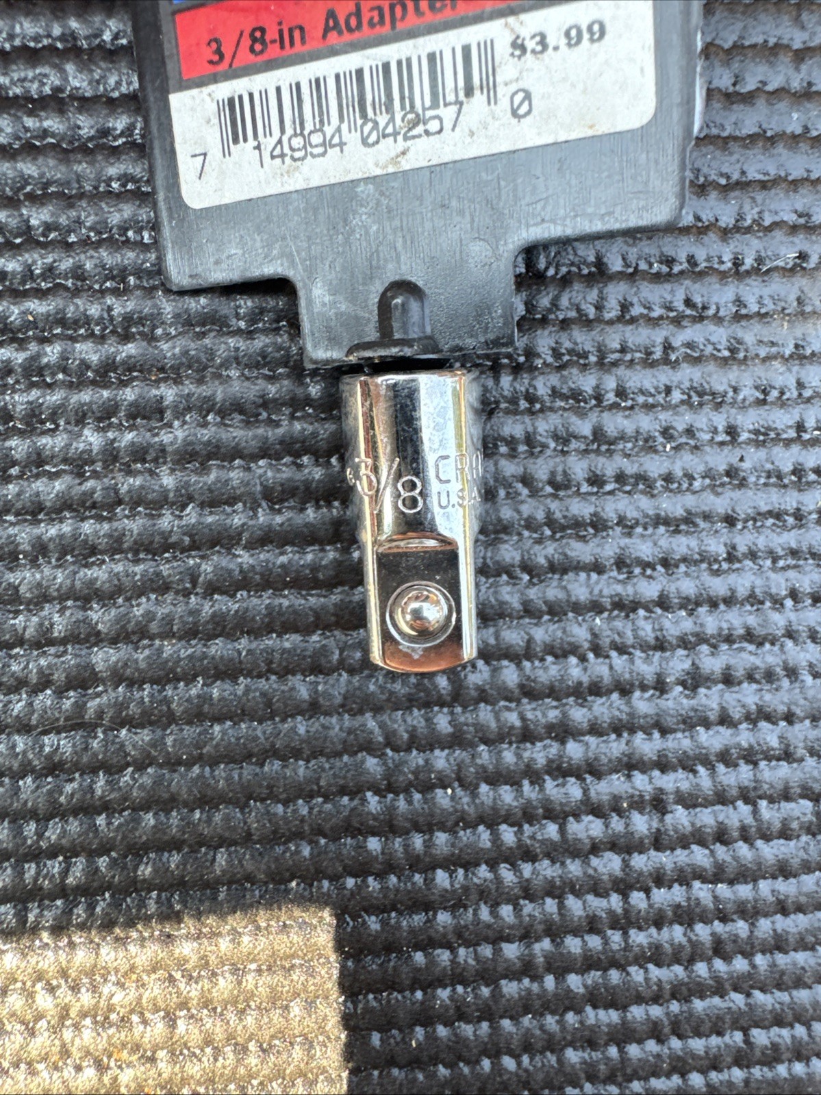 Sears Craftsman 1/4″ Ratchet 3/8″ Drive Socket Adapter / Increaser, USA Nos 4257