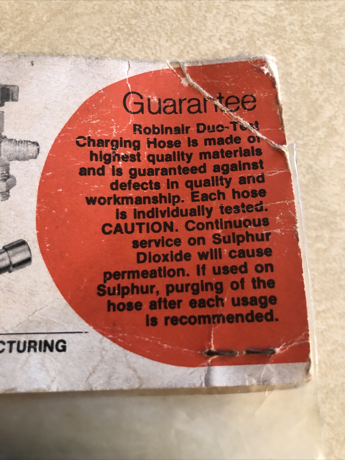 NOS Robinair Duo-Test charging lines CH-36E-IB 40037 1/4″ SAE Quick Coupler