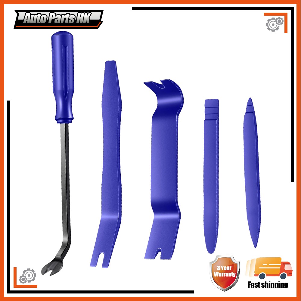 5PCS Trim Removal Tool Kit No-Scratch Panel Upholstery Audio Dash Dismantle US