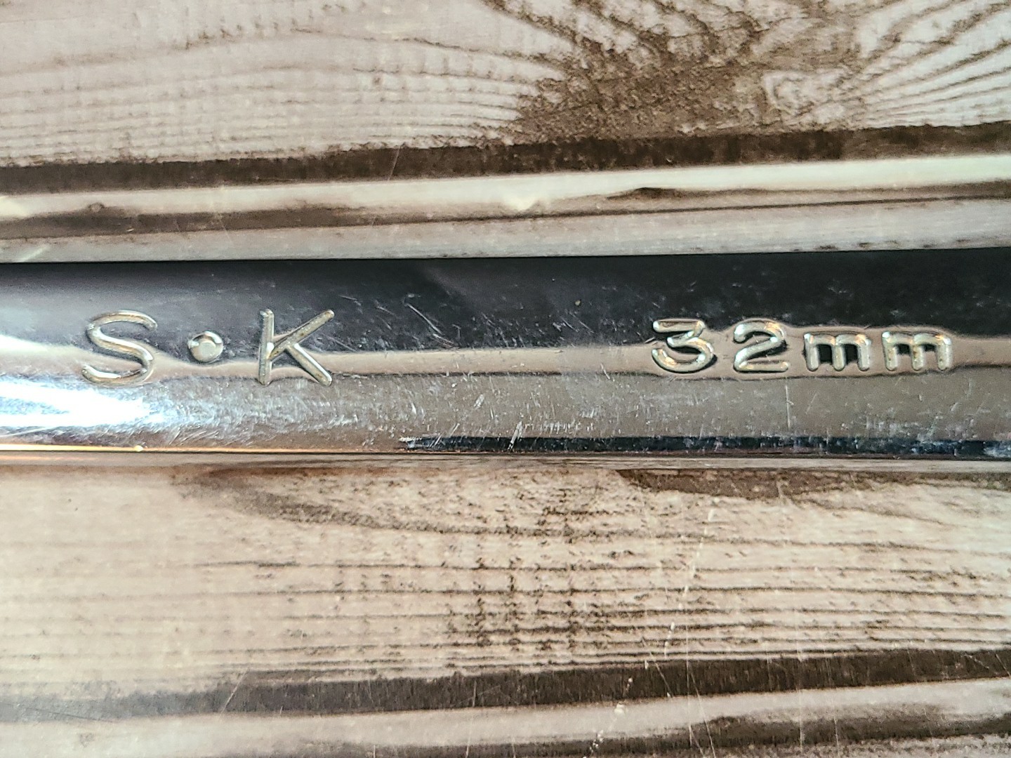 SK Hand Tools 86530 – 30mm x 32mm SuperKrome Open End Wrench – Made In USA