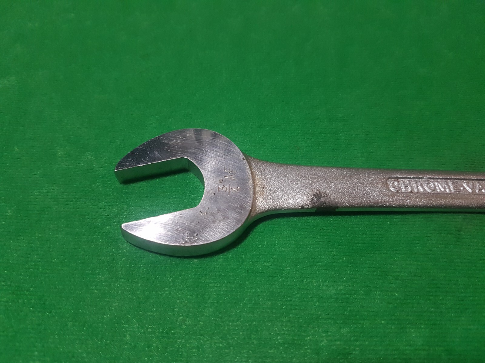 Vintage Gordon Open End Chrome Vanadium Spanner 11/16 AF x 3/4 AF **FREE POST**