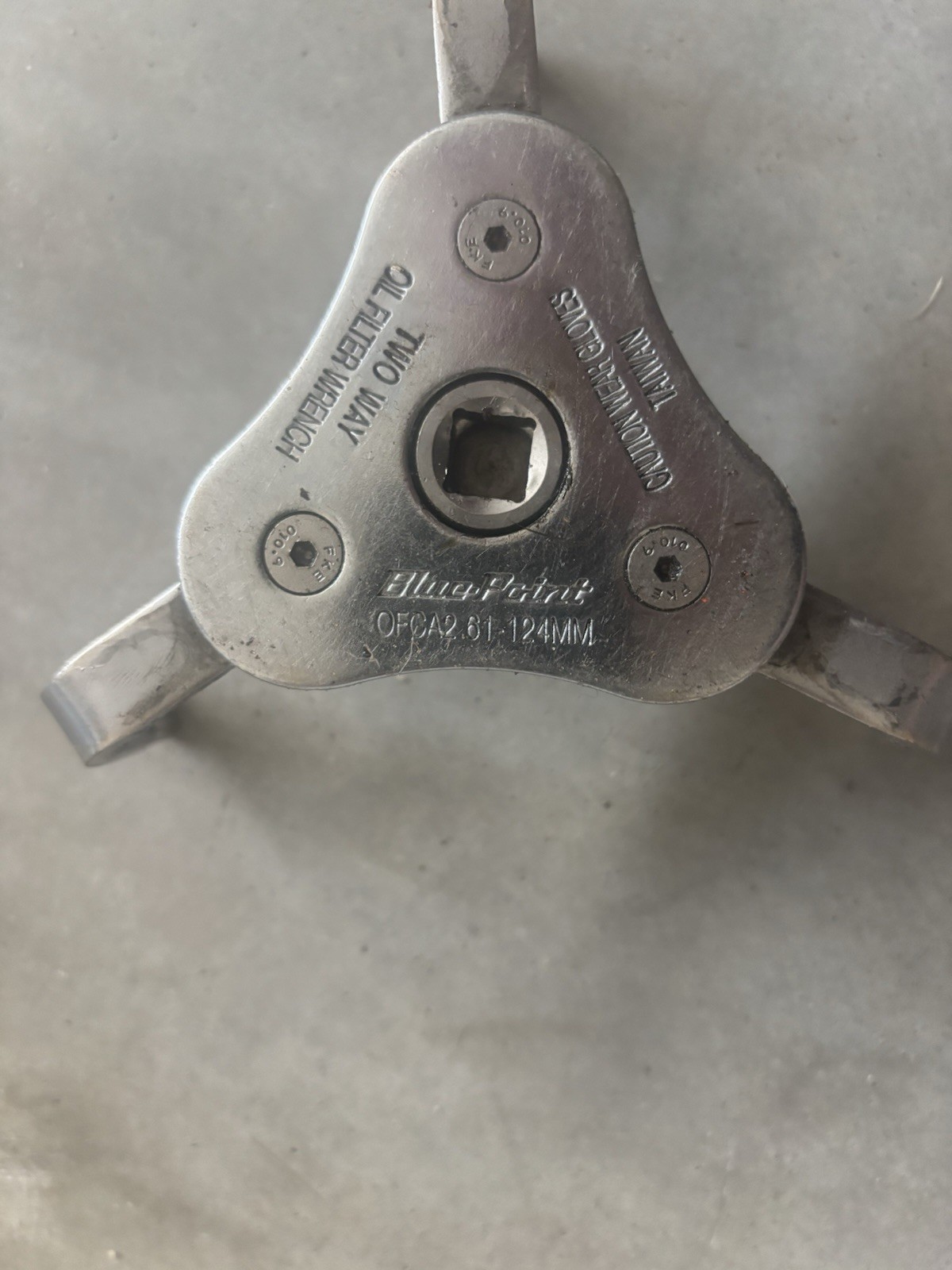 Bluepoint Oil Filter Wrench 3/8 Inch Drive