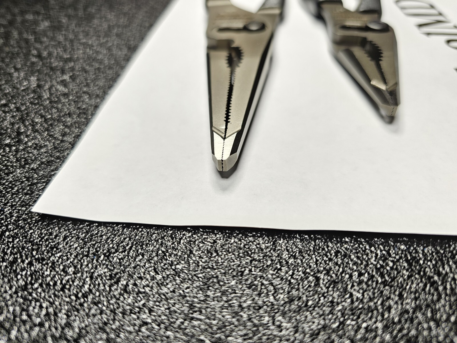 Snap-on Tools NEW 2pc DARK TITANIUM 7″ & 9″ Long Nose Slip Joint Pliers LN46ACF
