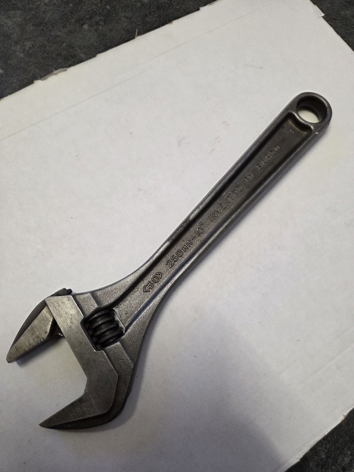 Bahco Ergo 8072 10″ 250mm Adjustable Spanner Wrench Made In Sweden (A)