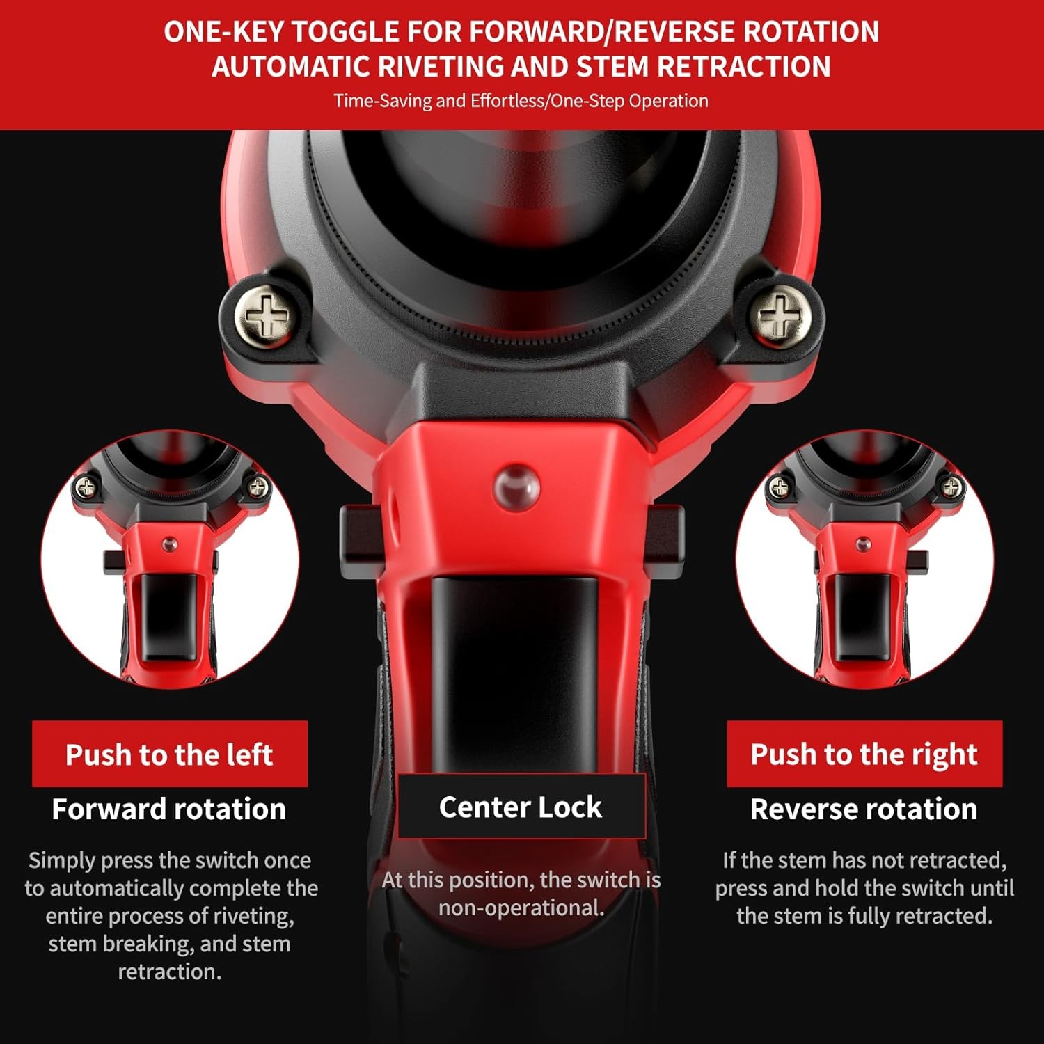 Cordless Rivet Gun, Electric Gun Kit with 2PCS Battery and Charger,…