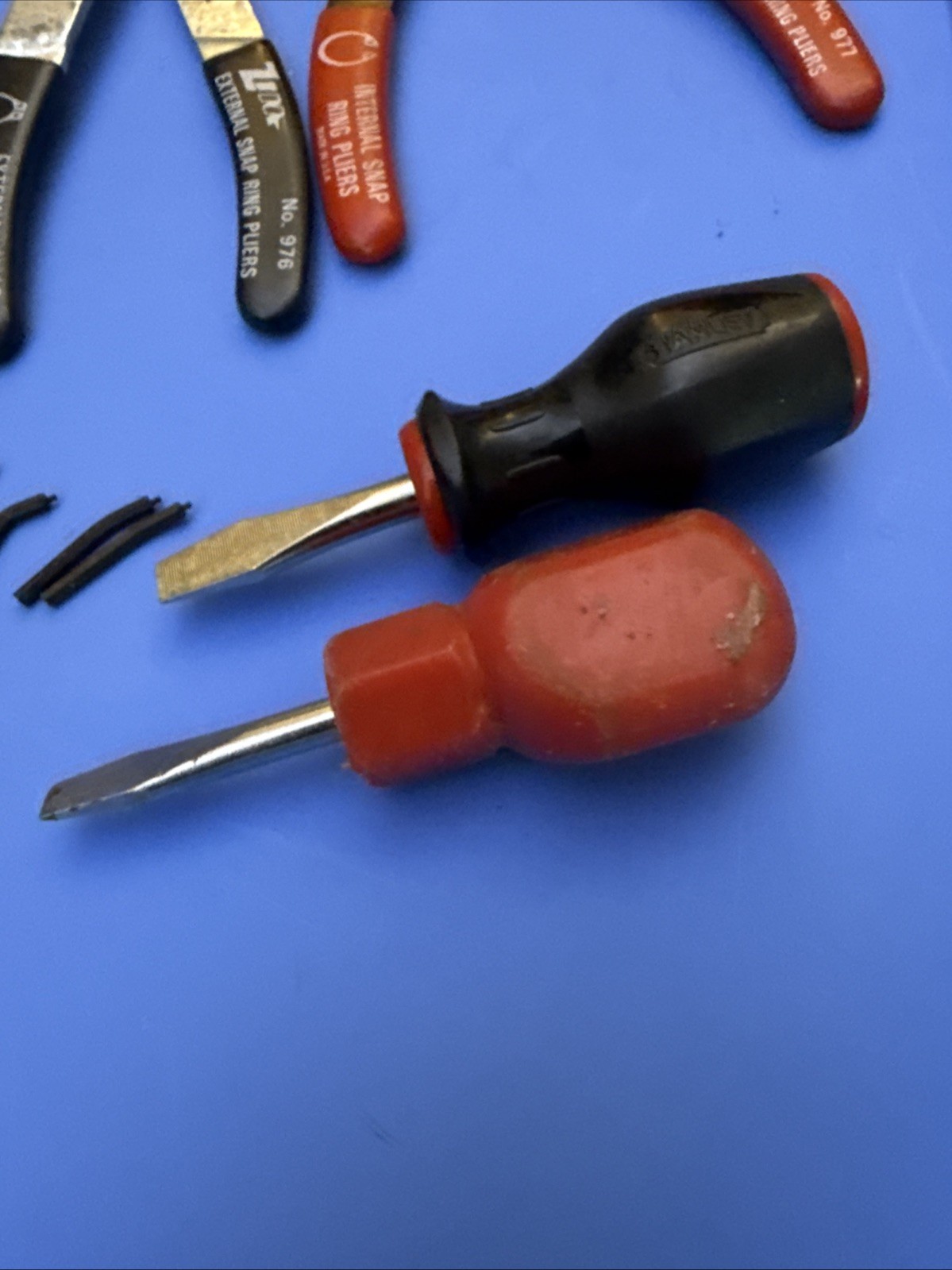 ZIM No 976 AND 977 Combination Snap Ring Plier Set – Internal External Tips USED