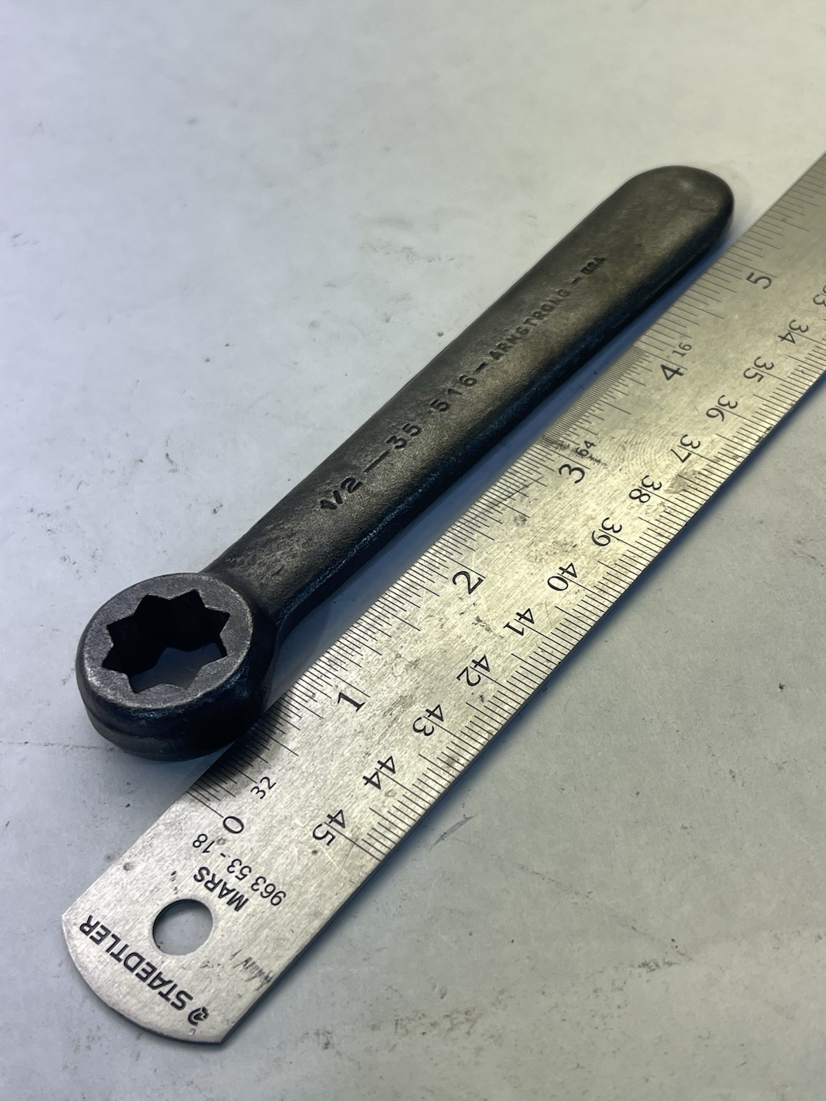 Armstrong 35-516 1/2″ Single End 8 Point Square End Box End Wrench (25N45)
