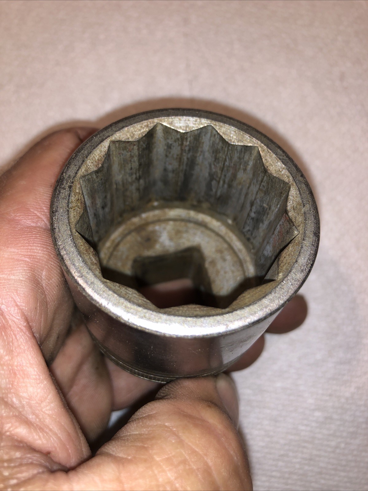 VTG Snap-On LDH-462 3/4” Drive 12 Point 1-7/16” Shallow SAE Chrome Socket SNAPON