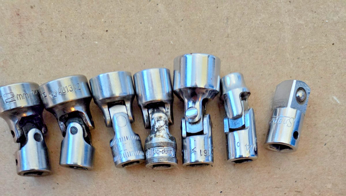 SNAP ON MATCO SWIVEL SOCKET ADAPTOR LOT 1/4″ DRIVE TA3 TMUS81 TMUM11 TMUS161 +++
