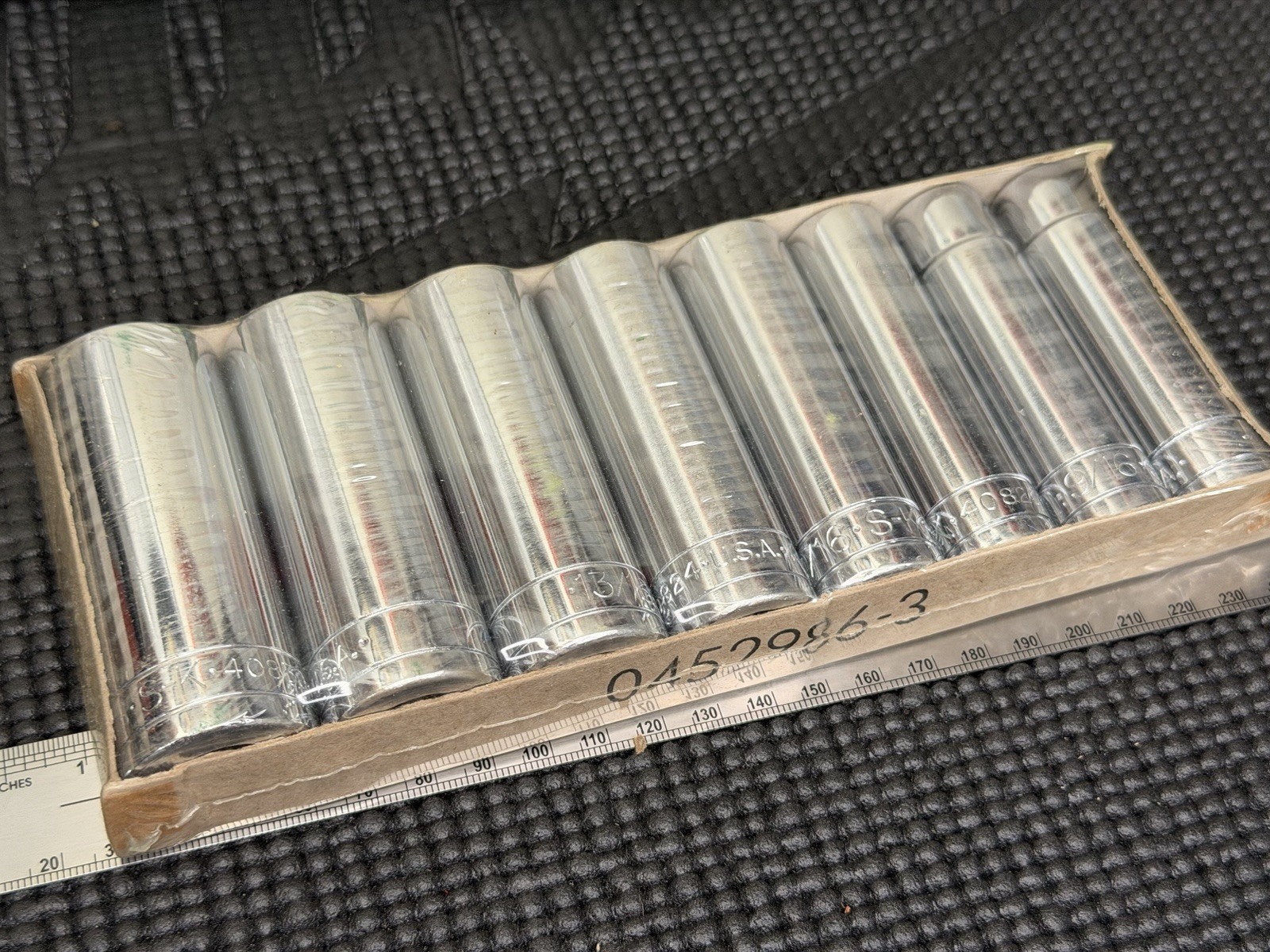 NOS SK Tools 8PC 1/2″ Drive SAE 12PT Deep Socket Set USA🇺🇸 – 4808