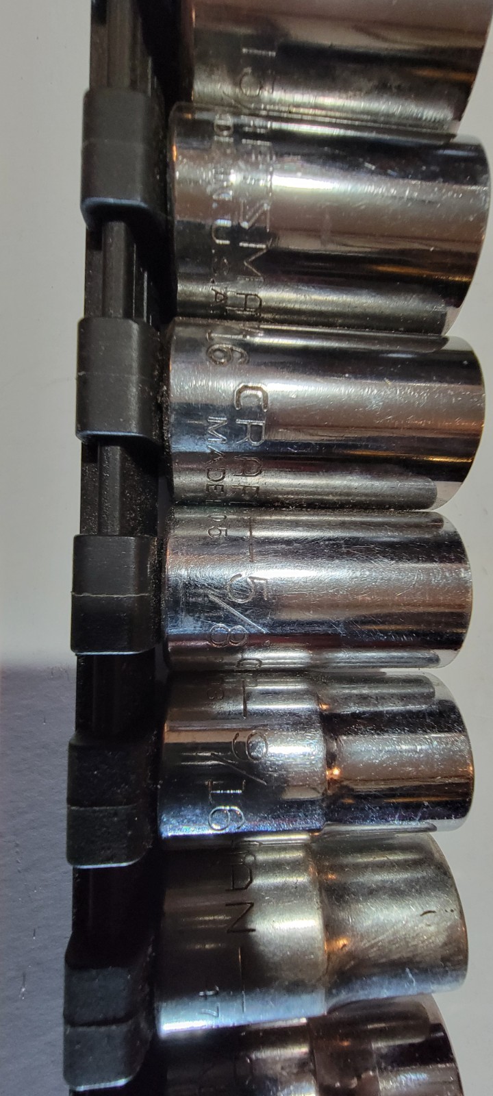 Craftsman 11 Piece 1/2″ Drive Standard SAE 12 Point Socket Set 3/8-1 USA